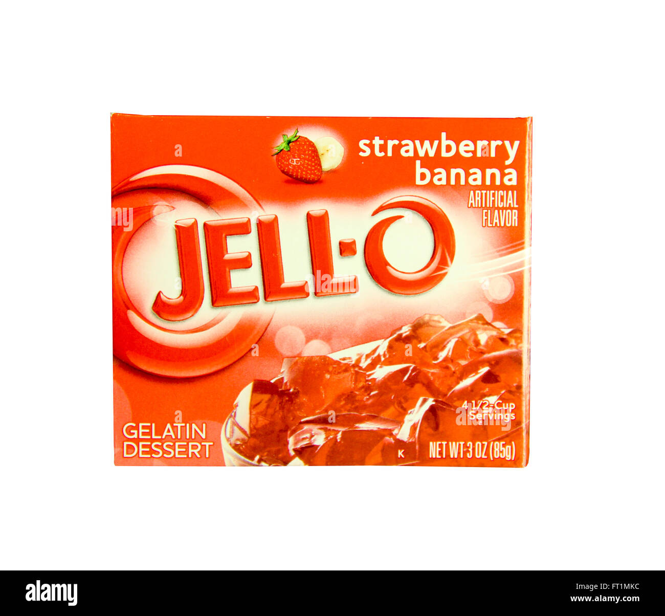 SPENCER , WISCONSIN-Février 3, 2014 : boîte de Jell-O aux fruits Dessert Gélatine.GÉLIFIENT-O a été l'un des principaux fabricants de Banque D'Images SPENCER , WISCONSIN-Février 3, 2014 : boîte de Jell-O aux fruits Dessert Gélatine.GÉLIFIENT-O a été l'un des principaux fabricants de Banque D'Images