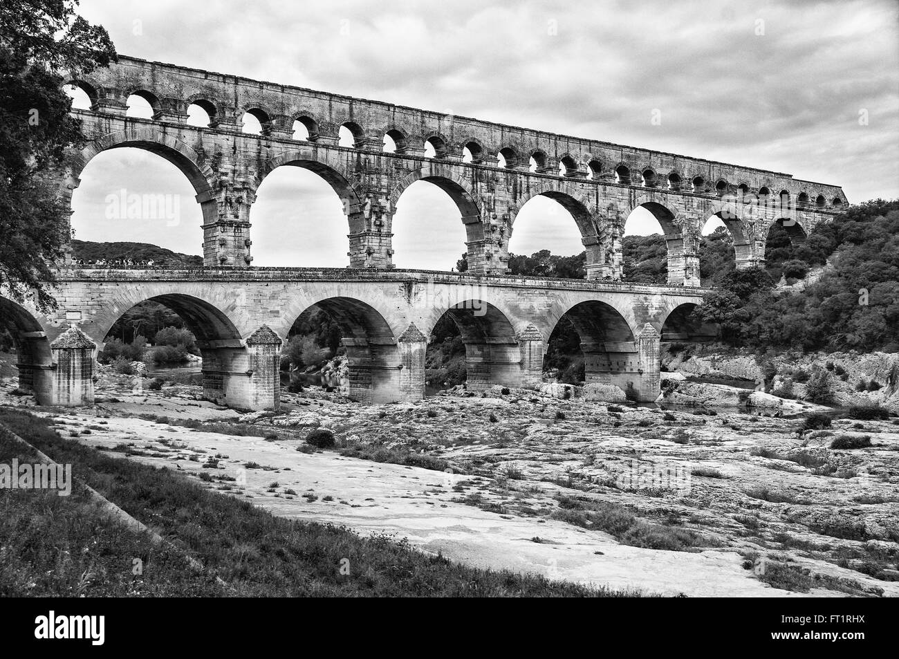 Bidge de Gard, France Banque D'Images