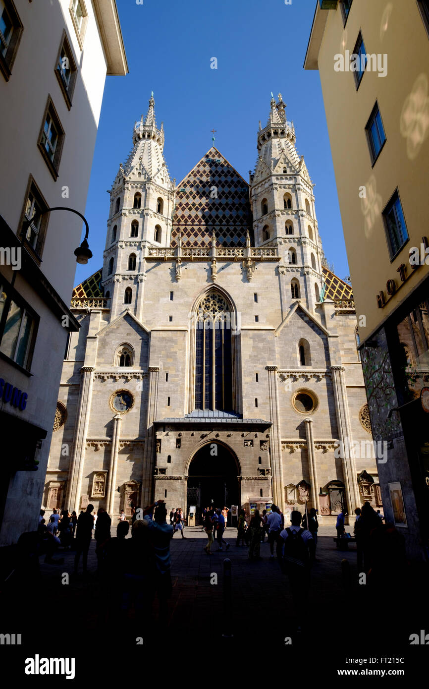 La cathédrale Saint-Étienne de Vienne, Autriche, Europe Banque D'Images