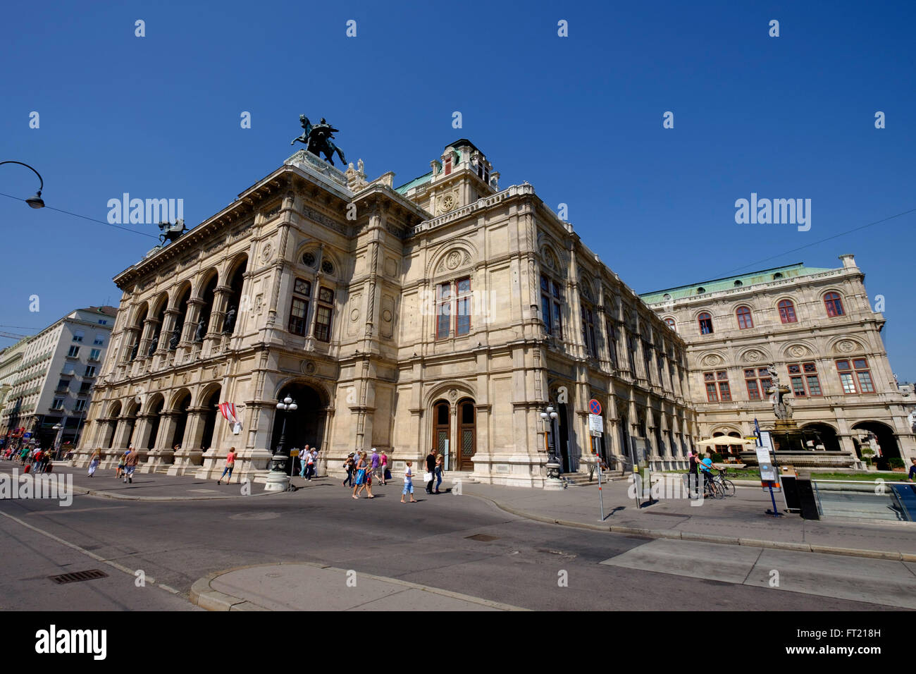 Maison de l'Opéra de Vienne à Vienne, Autriche, Europe Banque D'Images