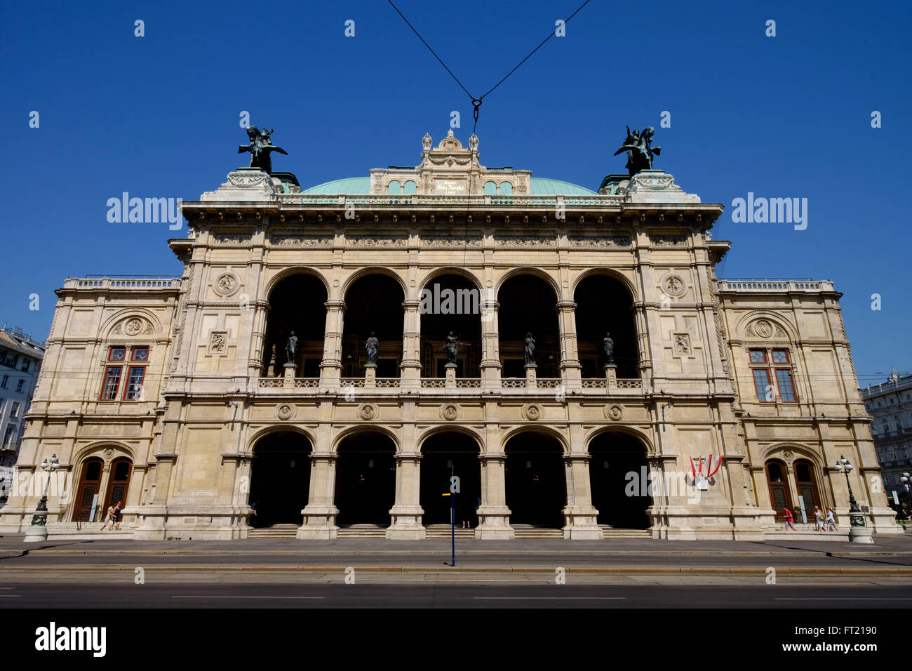 Maison de l'Opéra de Vienne à Vienne, Autriche, Europe Banque D'Images
