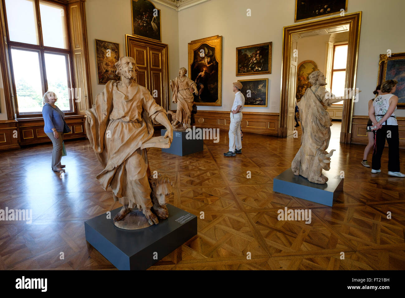 Österreichische Galerie musée installé dans le Palais du Belvédère, Vienne, Autriche, Europe Banque D'Images