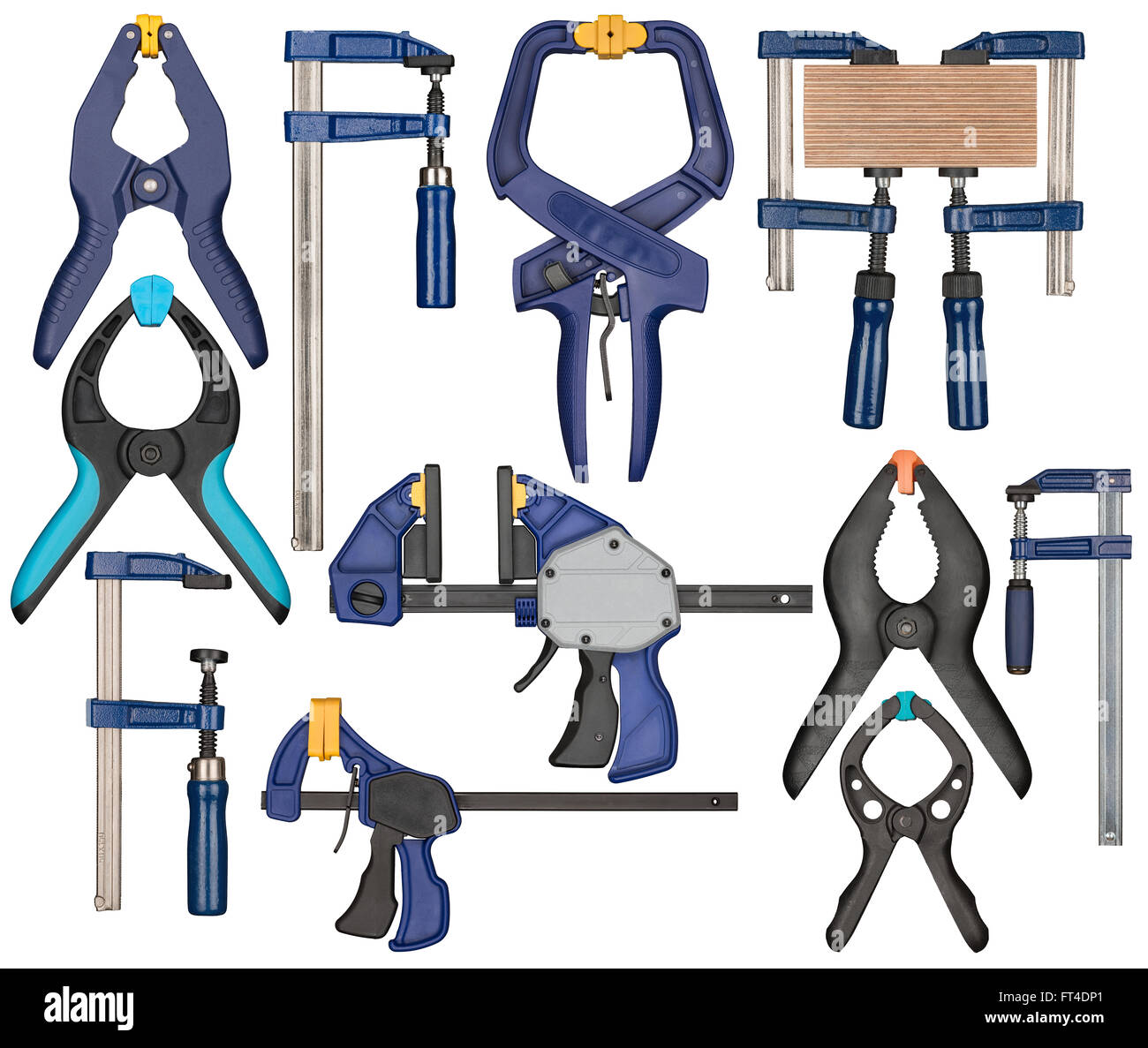 Bar divers colliers. Les outils peuvent être utilisés en menuiserie, travail du bois ou d'autres métiers. Banque D'Images