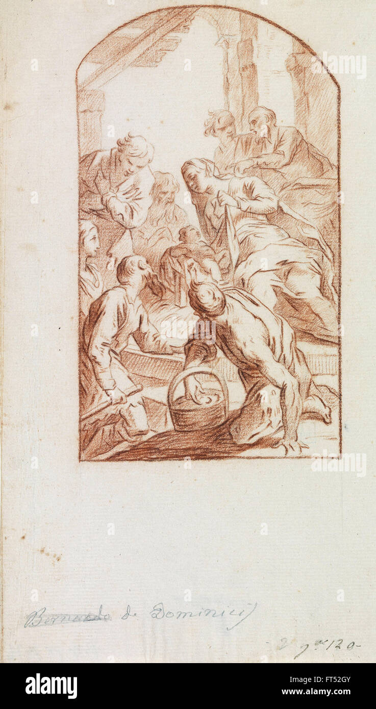Antonio di Dominici - l'Adoration des bergers - Cooper-Hewitt, National Design Museum Banque D'Images