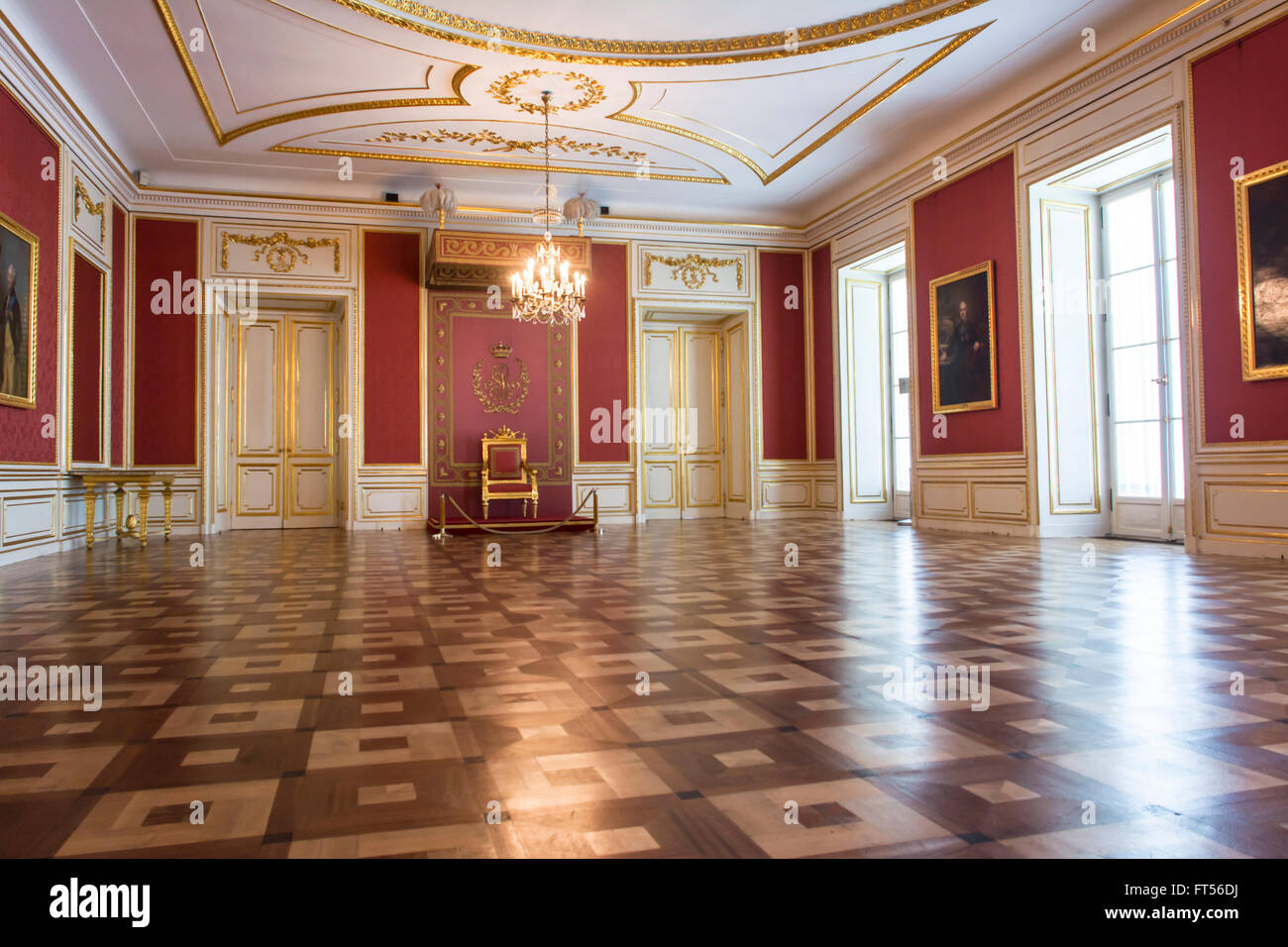 À l'intérieur du Château Royal de Varsovie, Pologne Banque D'Images