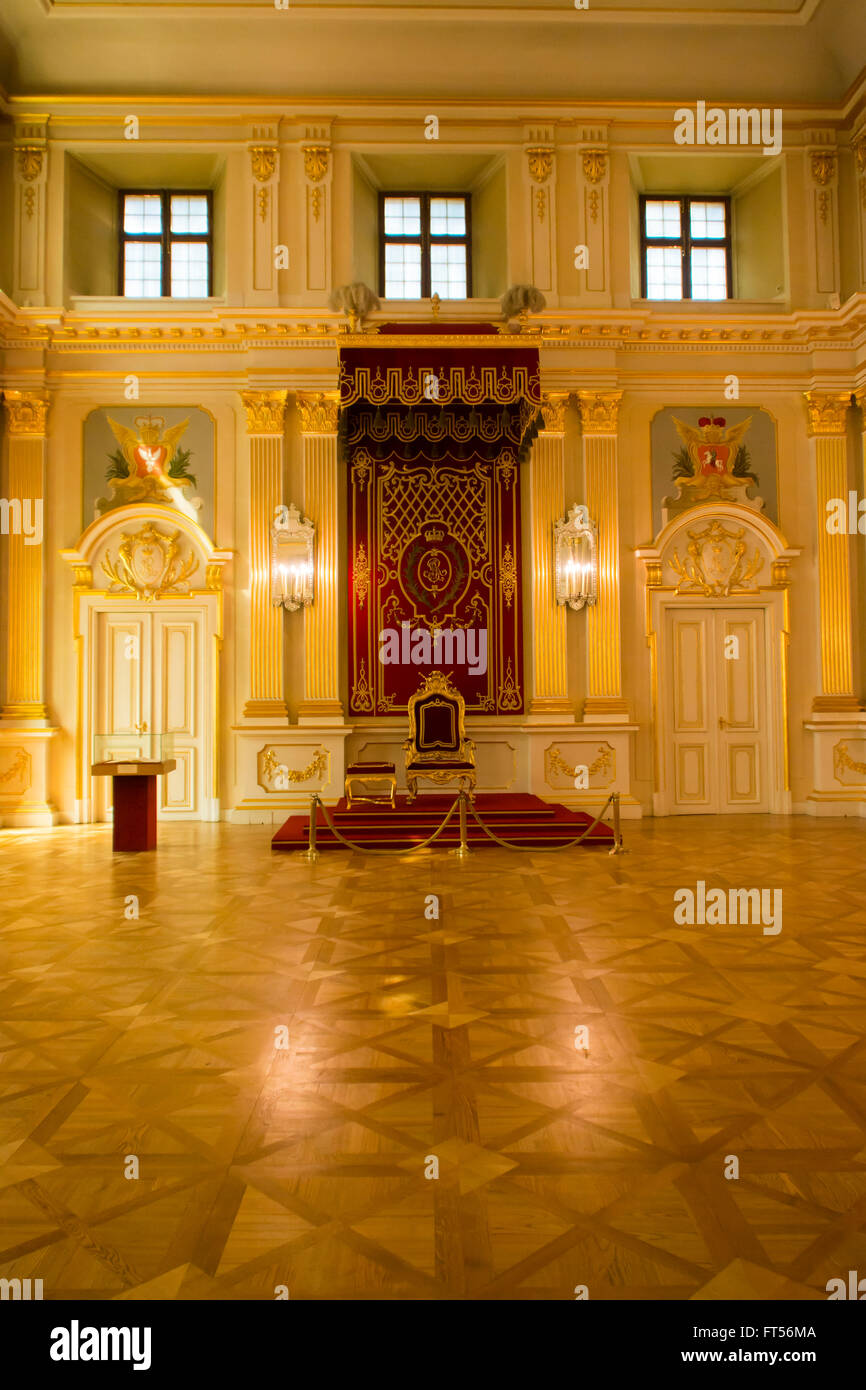 À l'intérieur du Château Royal de Varsovie, Pologne Banque D'Images