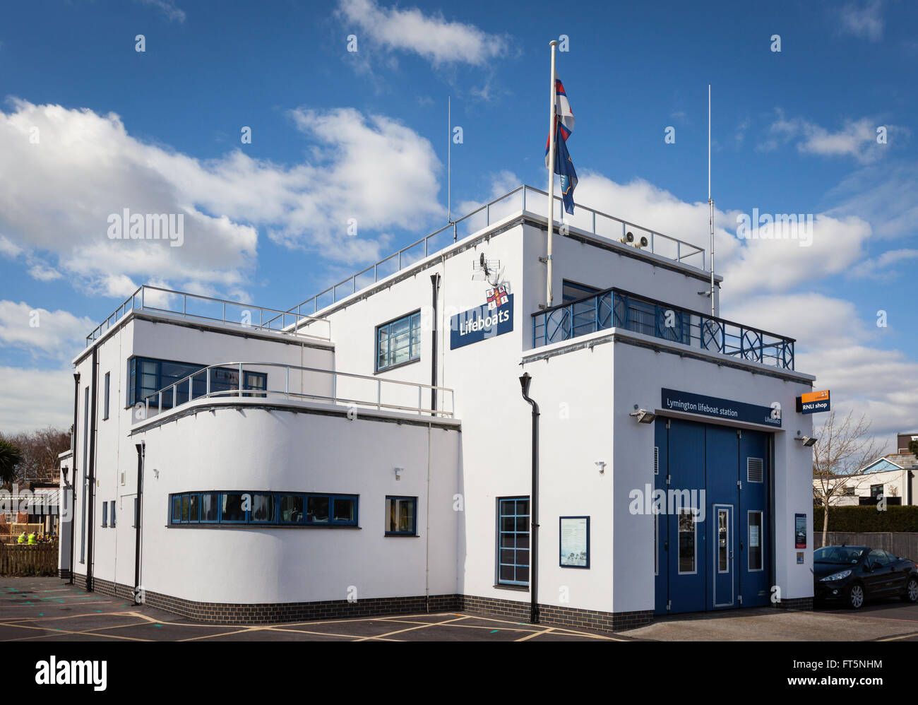 Station de sauvetage de la RNLI à Lymington, Hampshire, Royaume-Uni Banque D'Images