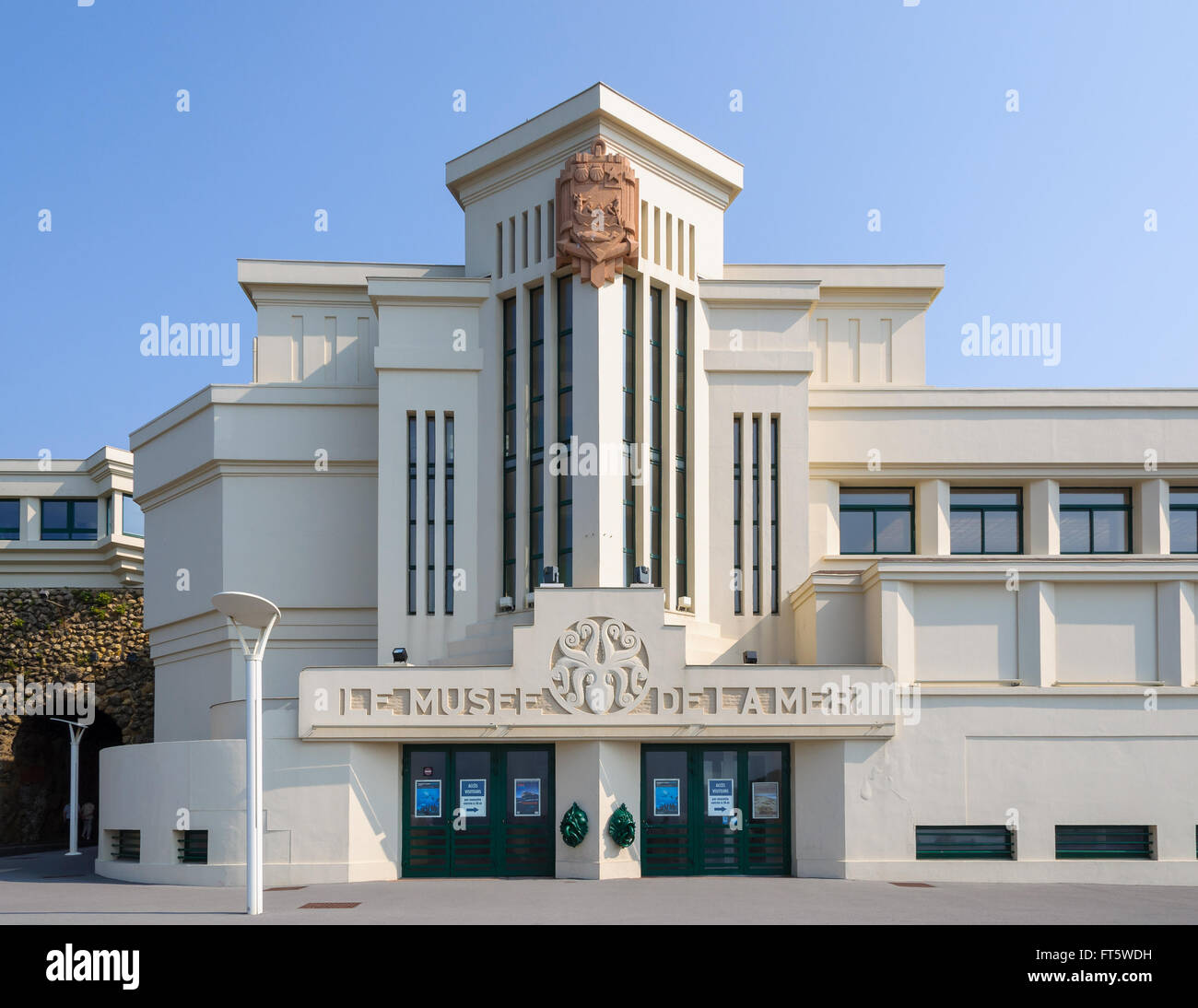 Le Musée de la Mer (musée de la mer) à Biarritz, France Banque D'Images