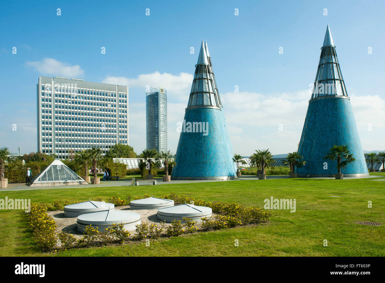 Deutschland, Nordrhein-Westfalen, Bonn, suis Dach der Kunst- und Ausstellungshalle der Bundesrepublik Deutschland Banque D'Images