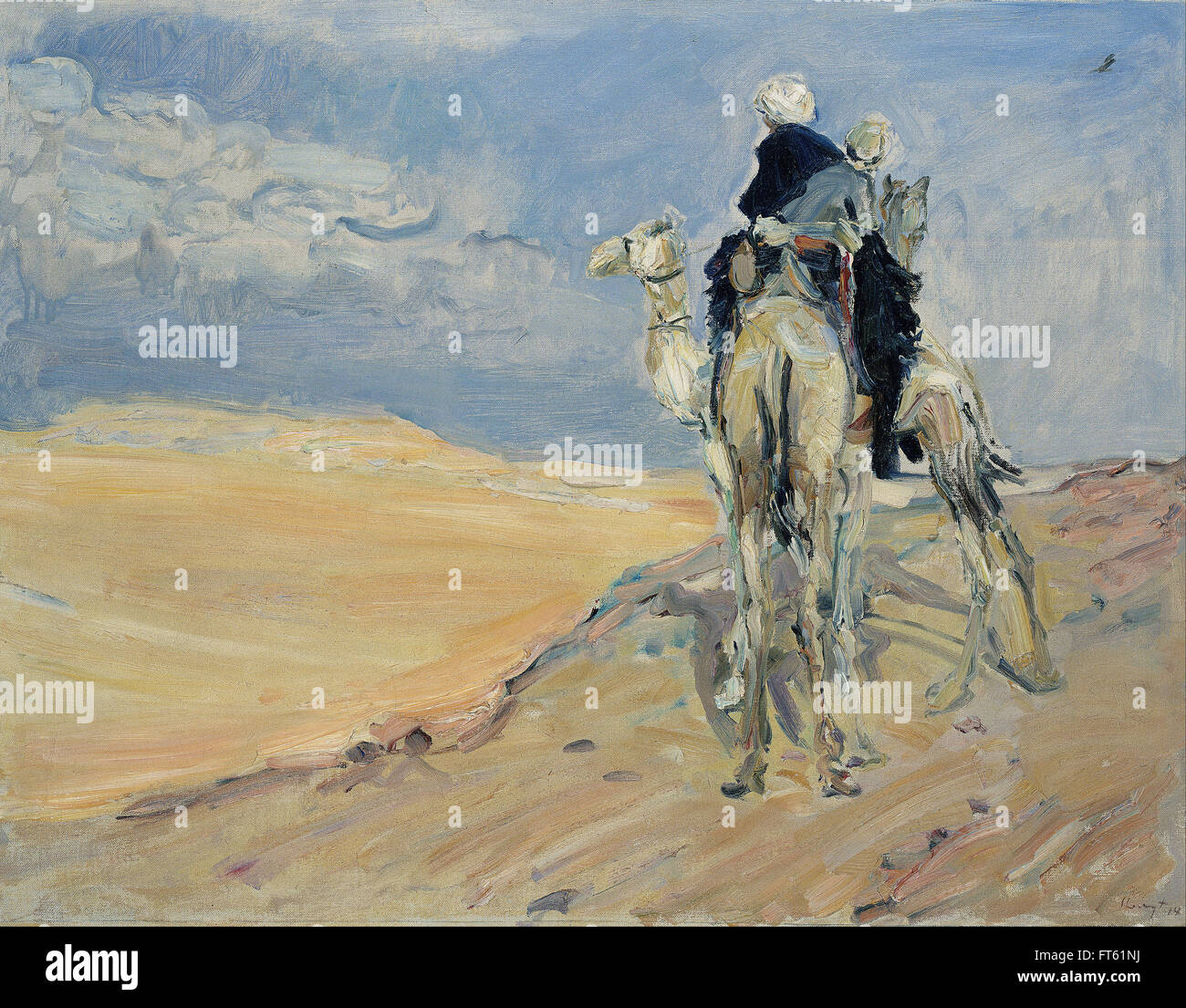 Max Slevogt - tempête dans le désert libyen - Galerie Neue Meister - nouveaux Masters Gallery Banque D'Images