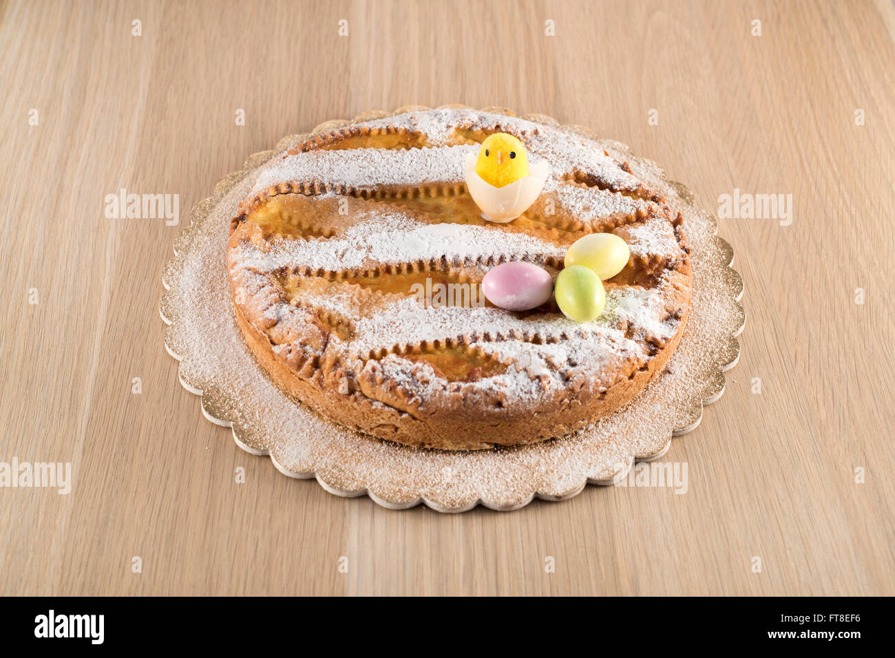 Pastiera Napolitaine Gateau De Paques Photo Stock Alamy