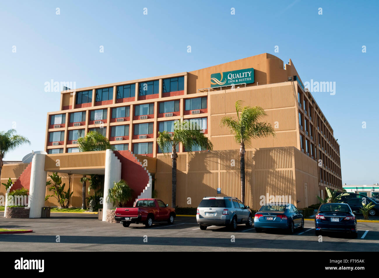 Le Montebello Quality Inn, un hôtel agréable à Montebello, Los Angeles, Californie, USA Banque D'Images