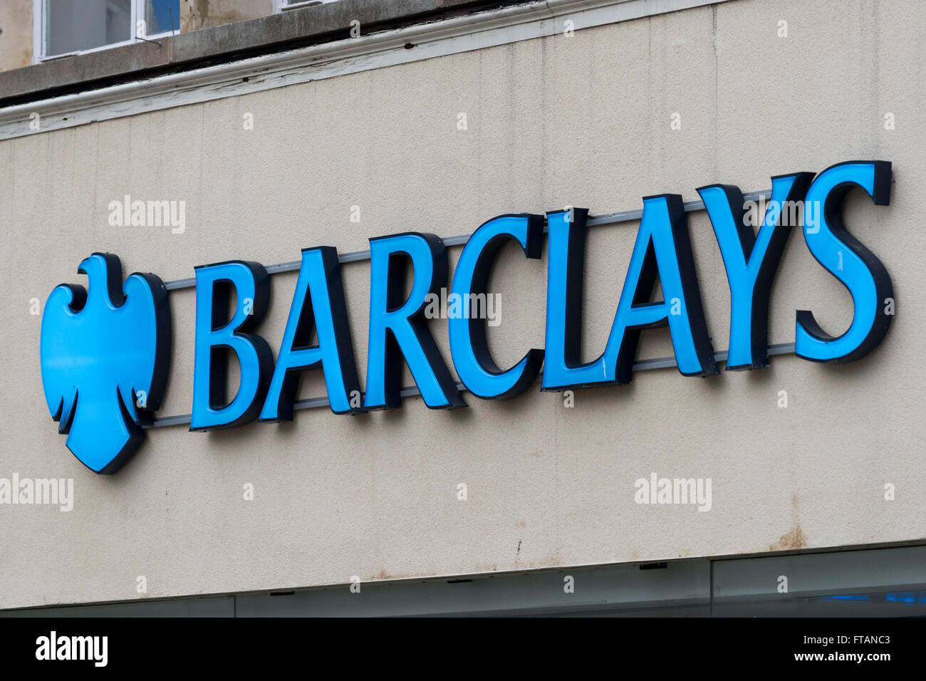 Barclays inscrivez-logo. Banque D'Images