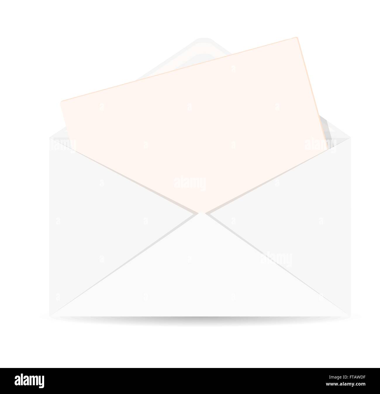 Lettre avec enveloppe ouverte icône vecteur Illustration de Vecteur