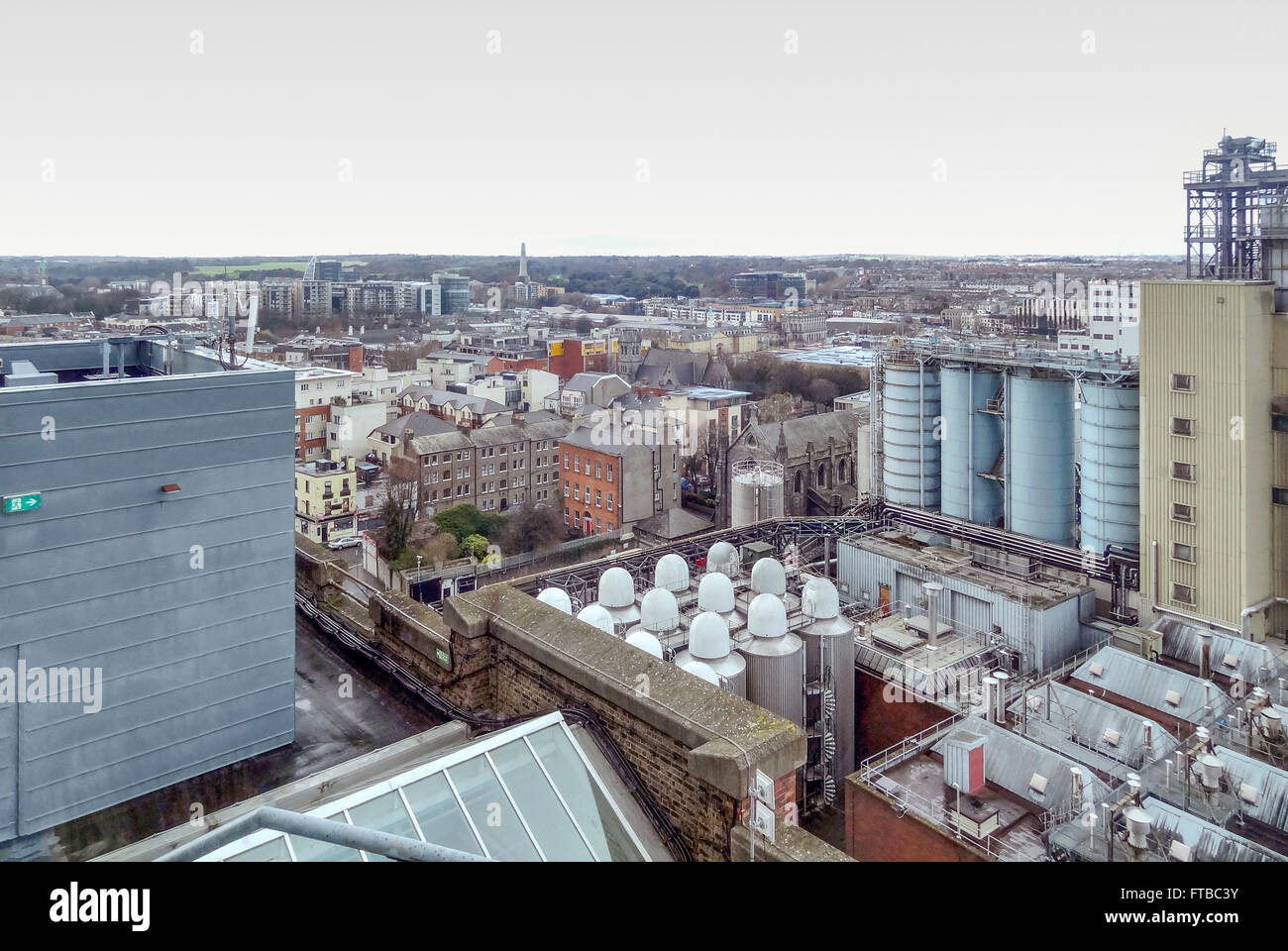 Portrait de Dublin, la capitale de l'Irlande Banque D'Images