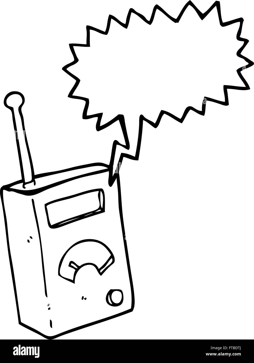 Dessiné à main levée bulle cartoon appareil scientifique Illustration de Vecteur