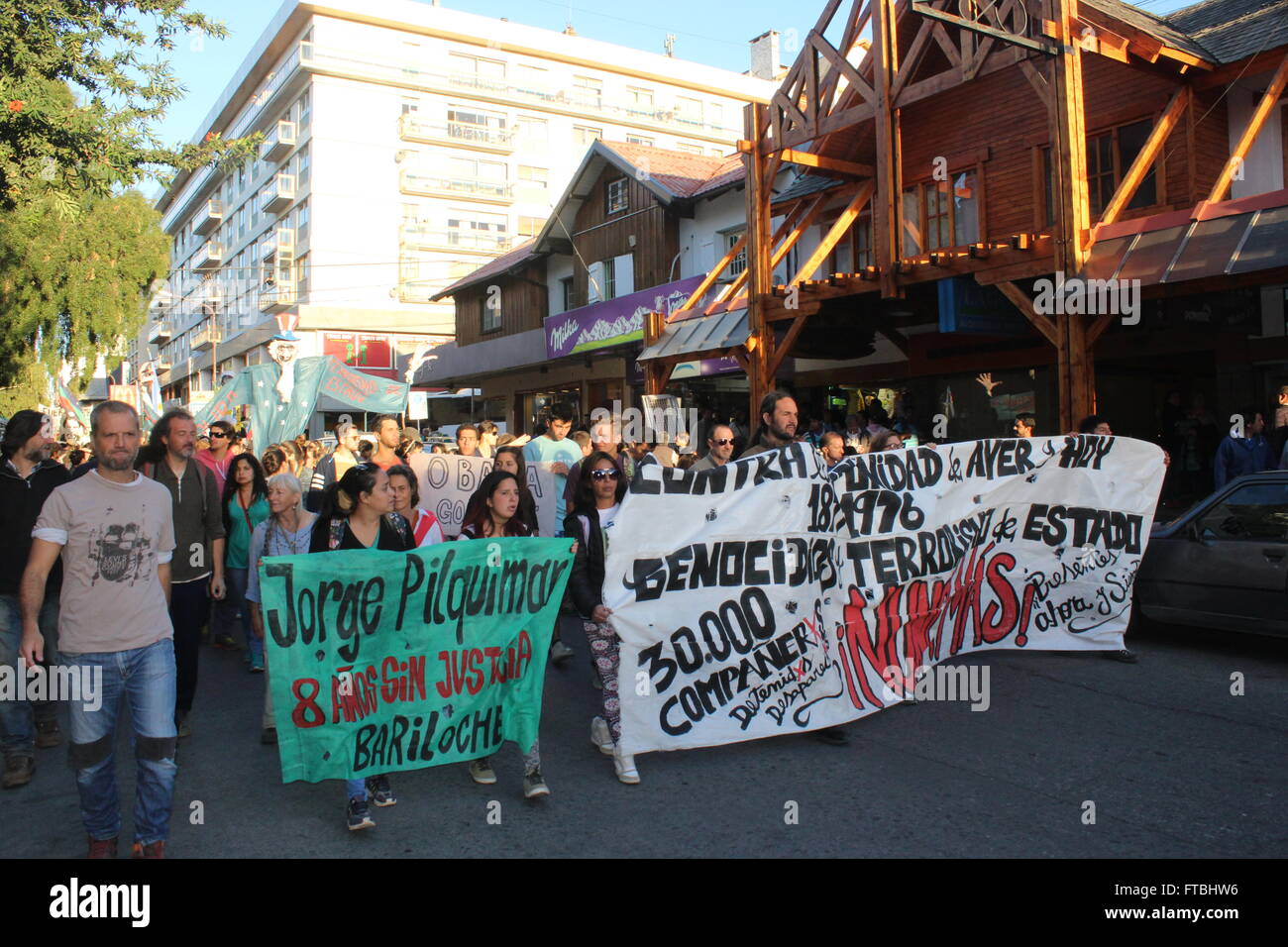 Président américain Barack Obama à Bariloche Argentine Banque D'Images