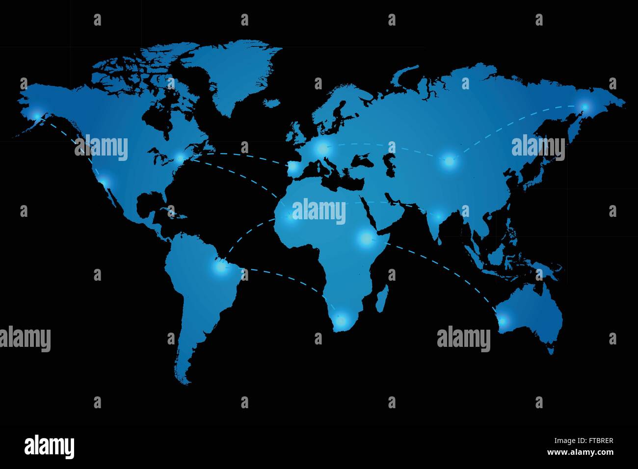 Carte du monde Vector Illustration Illustration de Vecteur