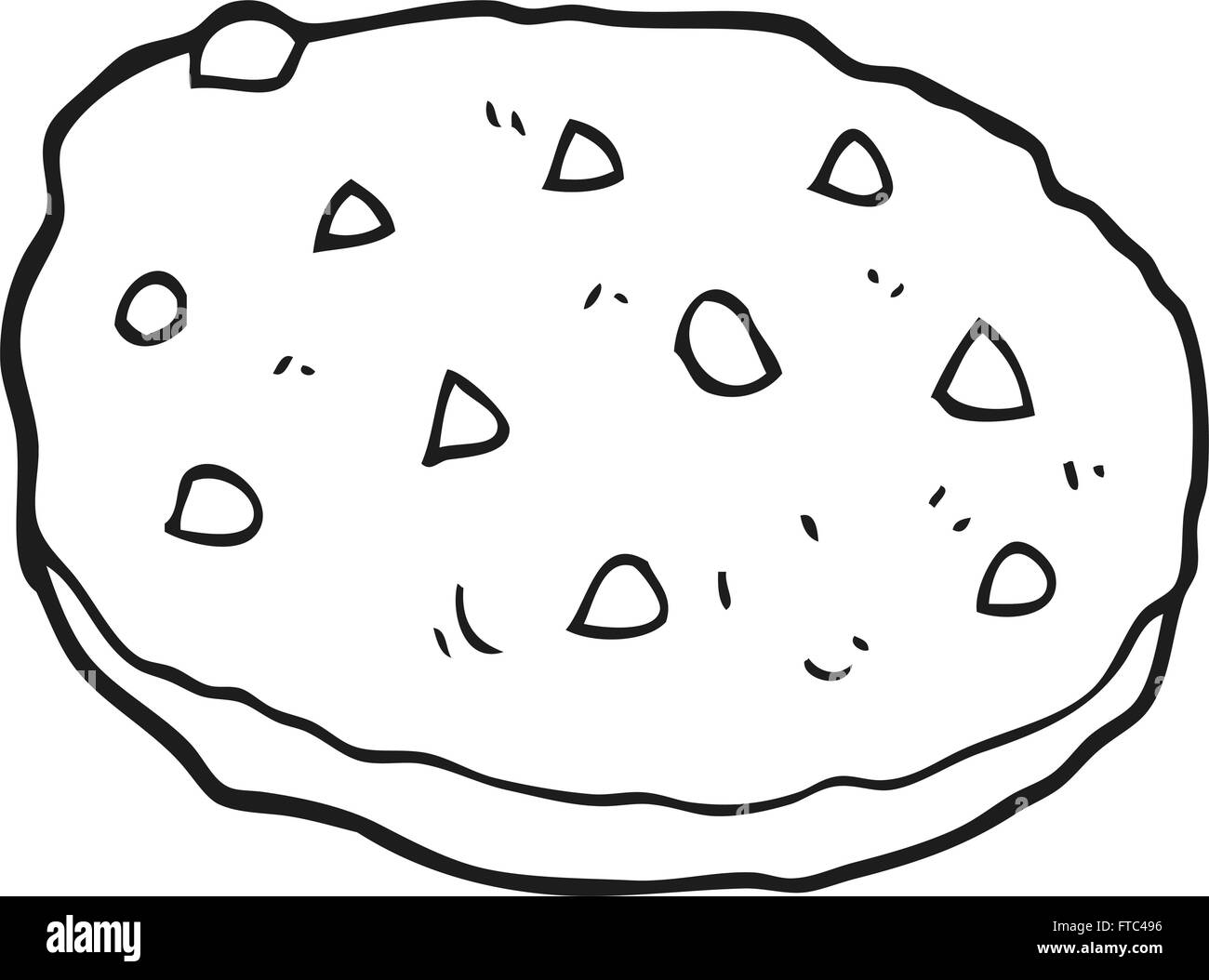 Cookie clipart Banque d'images noir et blanc - Alamy