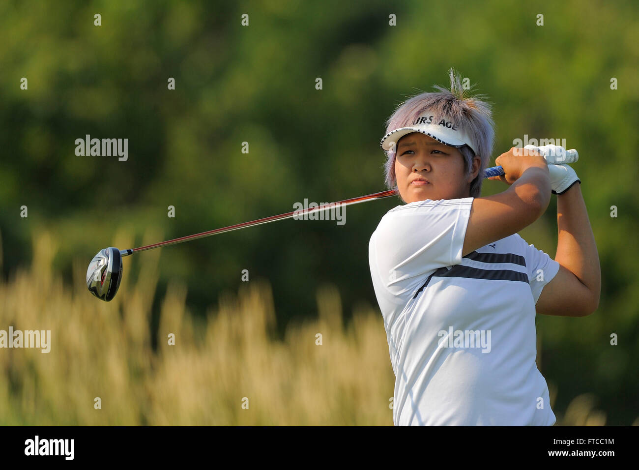 Kohler, Wis, USA. 5 juillet, 2012. Naru Nomura lors du premier tour de l'US Women's Open à Blackwolf Run le 5 juillet 2012 à Kohler, Wisconsin. ZUMA Press/Scott A. Miller © Scott A. Miller/ZUMA/Alamy Fil Live News Banque D'Images