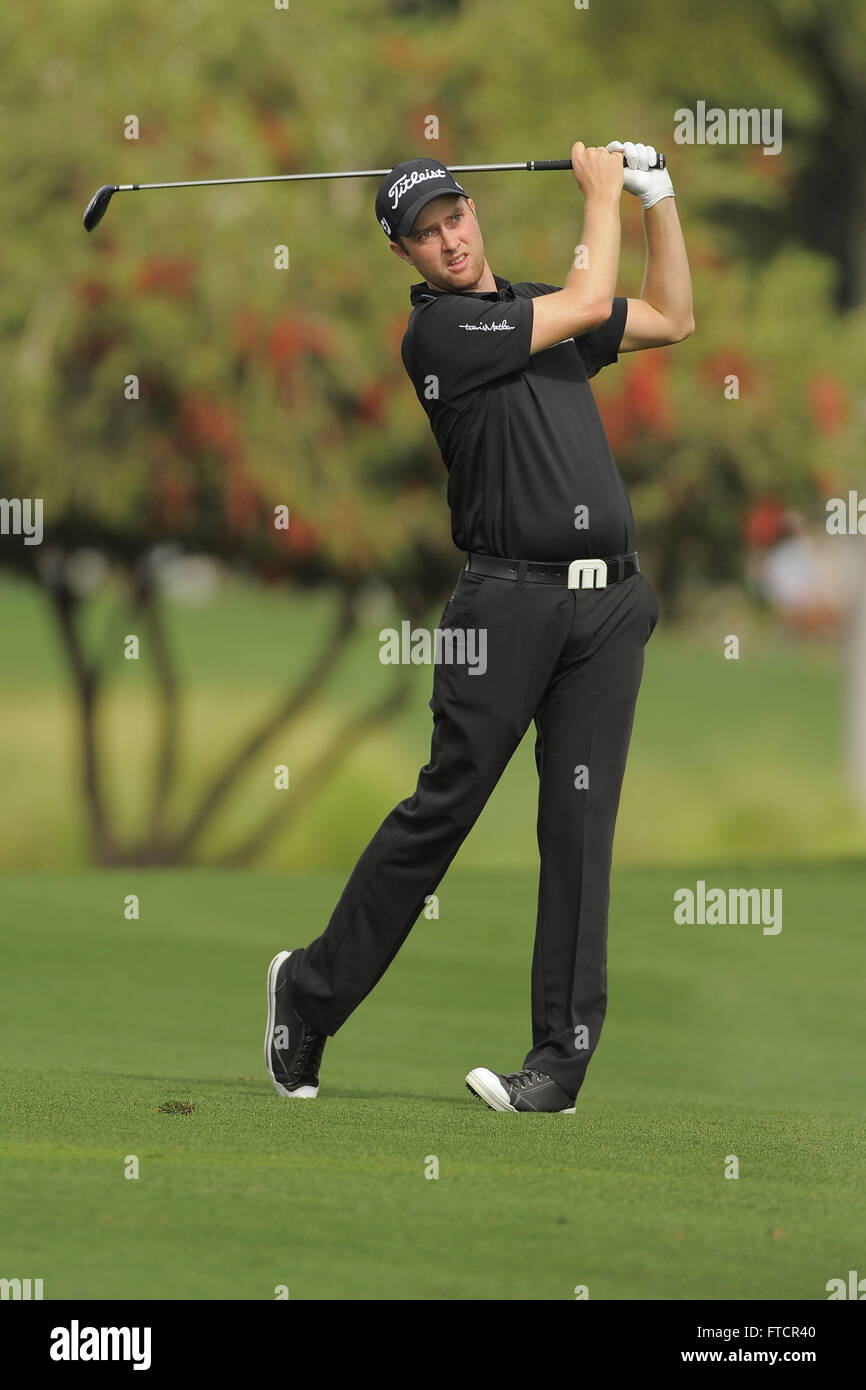 Le 2 mars 2012 - Palm Beach Gardens, Floride, USA - Chris Kirk au cours de la deuxième ronde de la Classique Honda au PGA National le 2 mars 2012 à Palm Beach Gardens, en Floride ..ZUMA PRESS/ Scott A. Miller. (Crédit Image : © Scott A. Miller via Zuma sur le fil) Banque D'Images