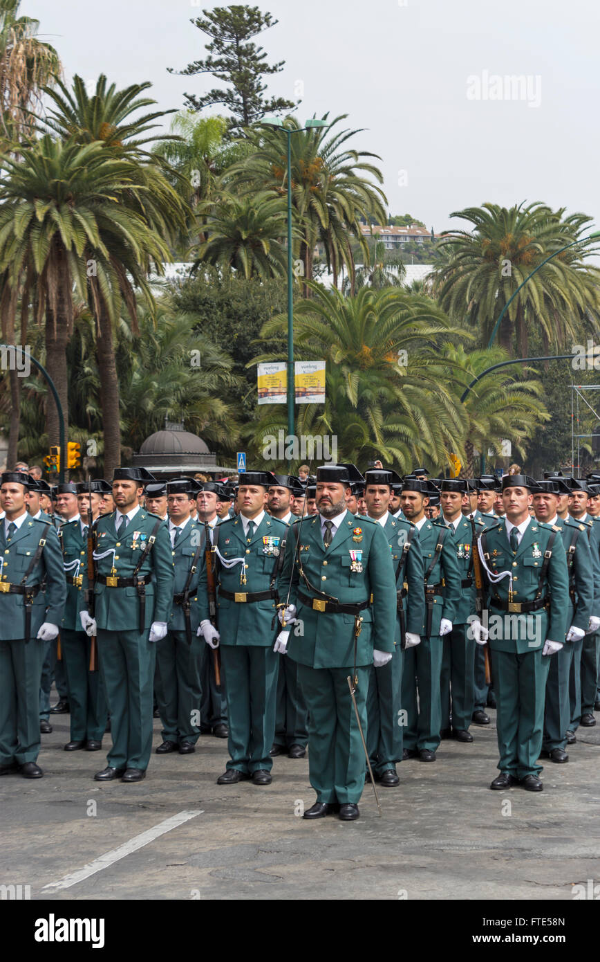 Porte-clés Doré Avec Insigne De La Garde Civile Espagnole