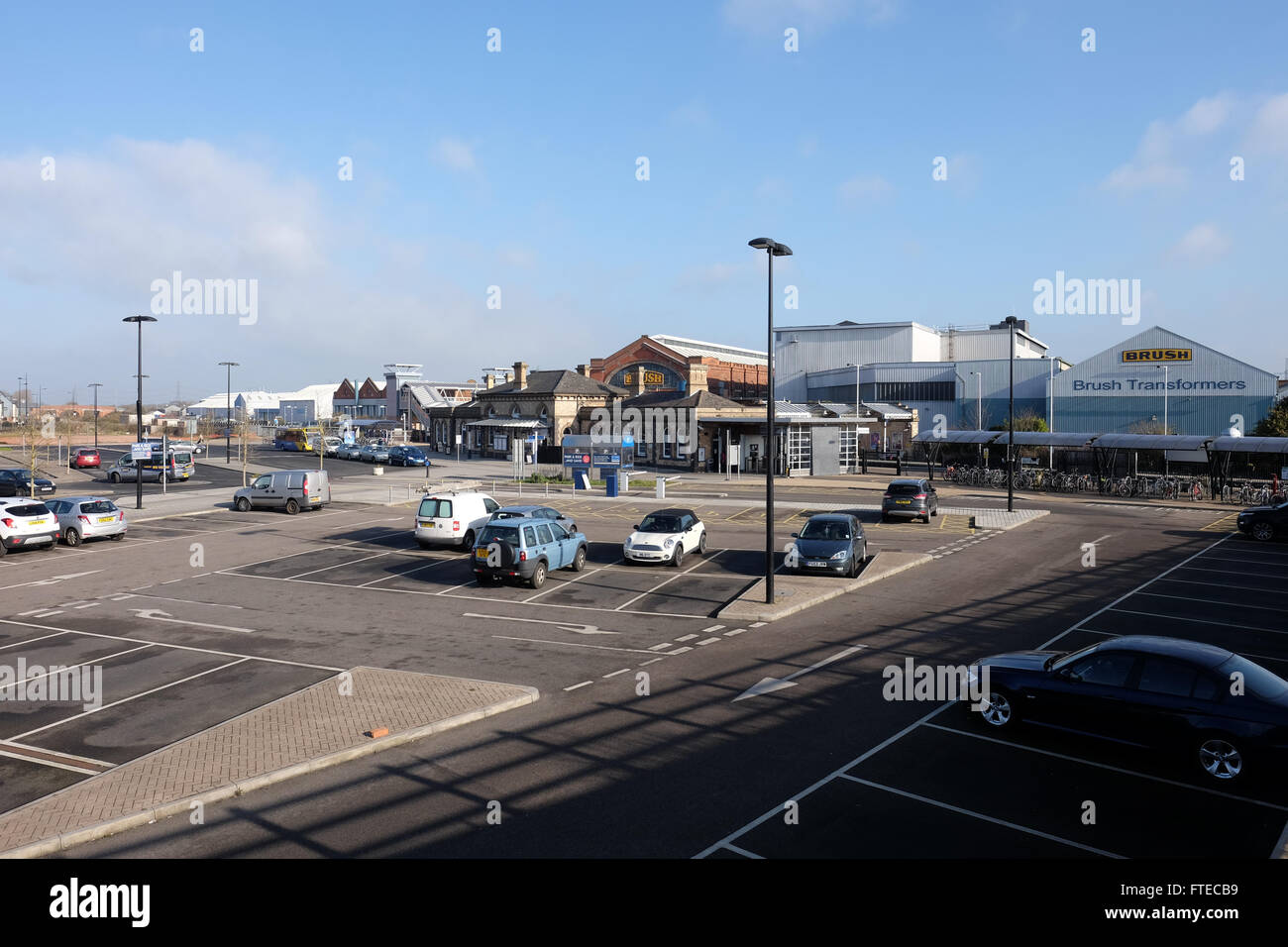 Loughborough gare sur la midland mainline Banque D'Images