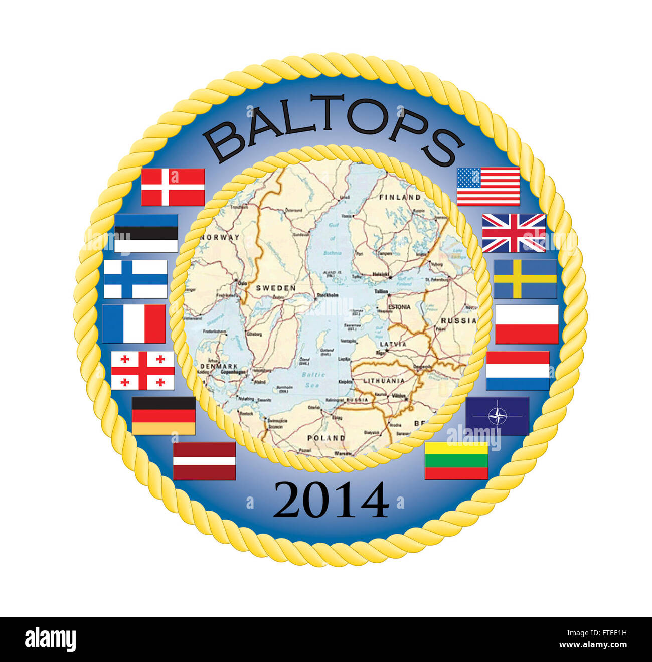 BALTOPS 14, un exercice multinational annuel, vise à renforcer les capacités maritimes et la coopération entre l'OTAN et les forces régionales. L'exercice favorise la compréhension mutuelle et assure la stabilité régionale dans la région de la Baltique, démontrant ainsi l'engagement des États-Unis envers la sécurité européenne. Banque D'Images