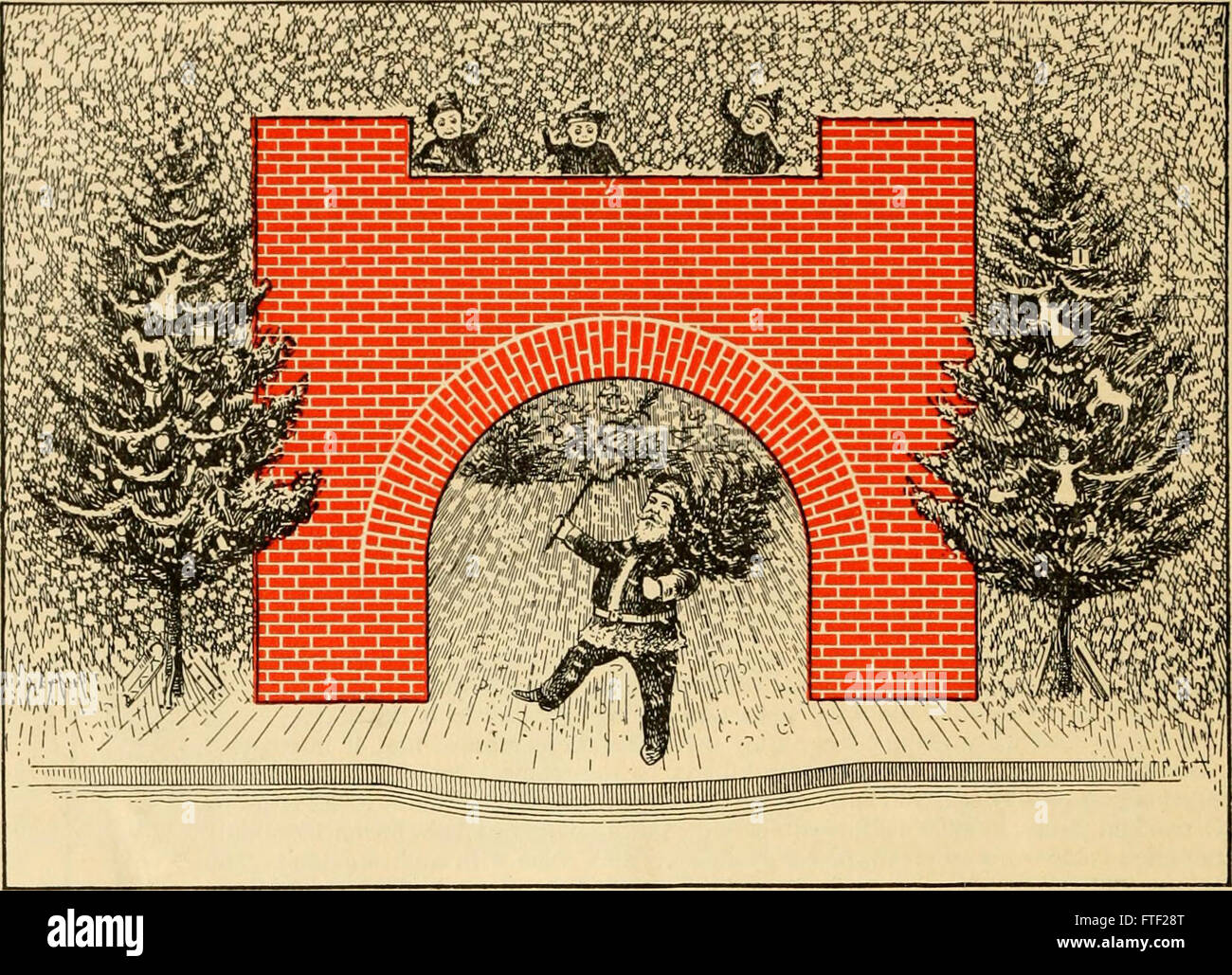 Catalogue de fournitures de l'école du dimanche pour Noël 1897. (1897) Banque D'Images