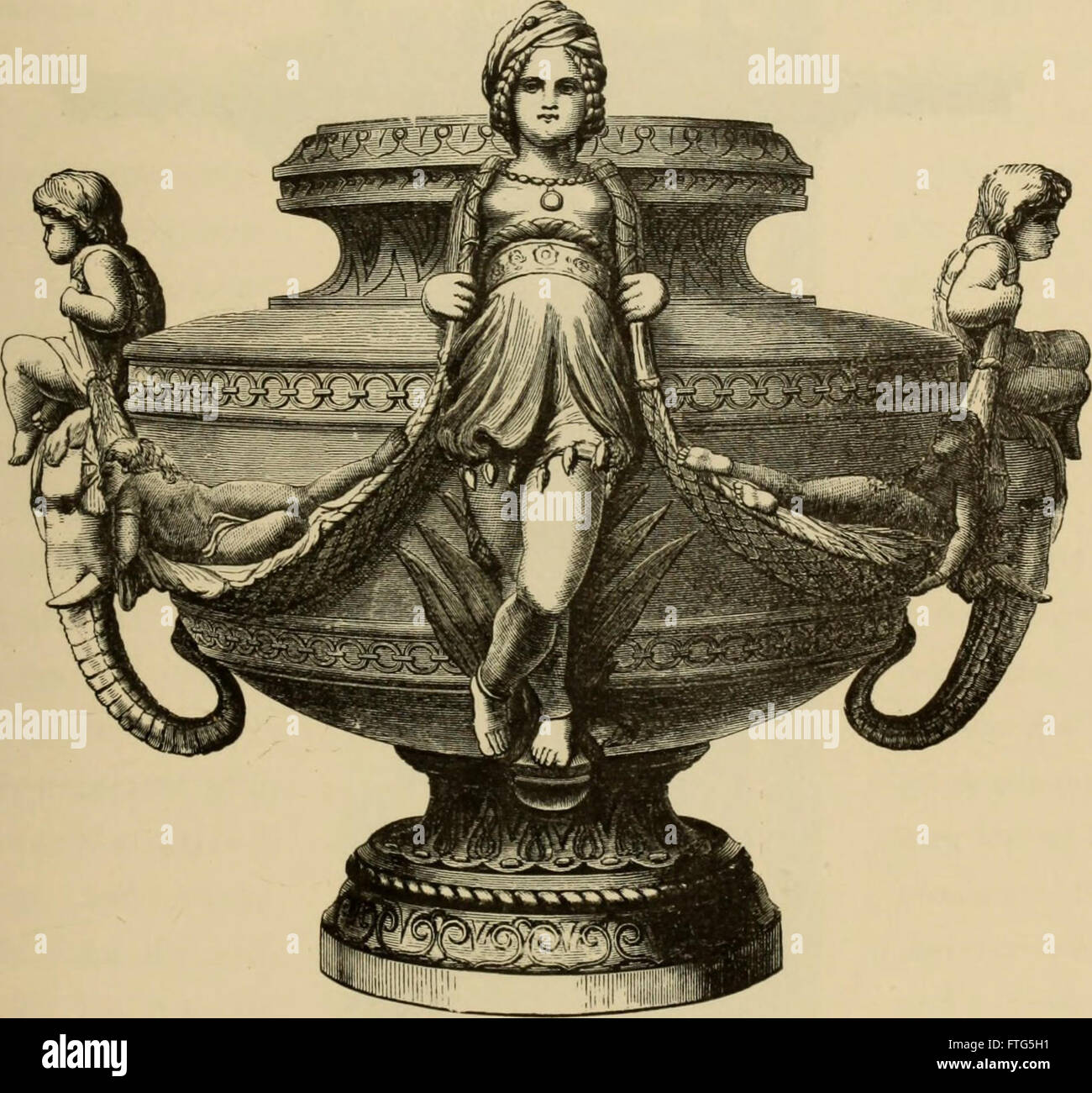 Une publication de 1875 présentant des exemples de décoration domestique, de styles d'ameublement et d'esthétique domestique populaires à la fin du XIXe siècle. Banque D'Images