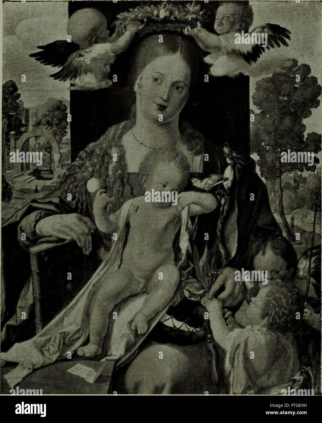 Les chefs-d'oeuvre de créer (1471-1528) présentent soixante reproductions photographiques des peintures originales, mettant en valeur divers styles et caractéristiques artistiques de l'œuvre de l'artiste de la fin du XVe au début du XVIe siècle. Cette collection offre un aperçu de la Renaissance Banque D'Images