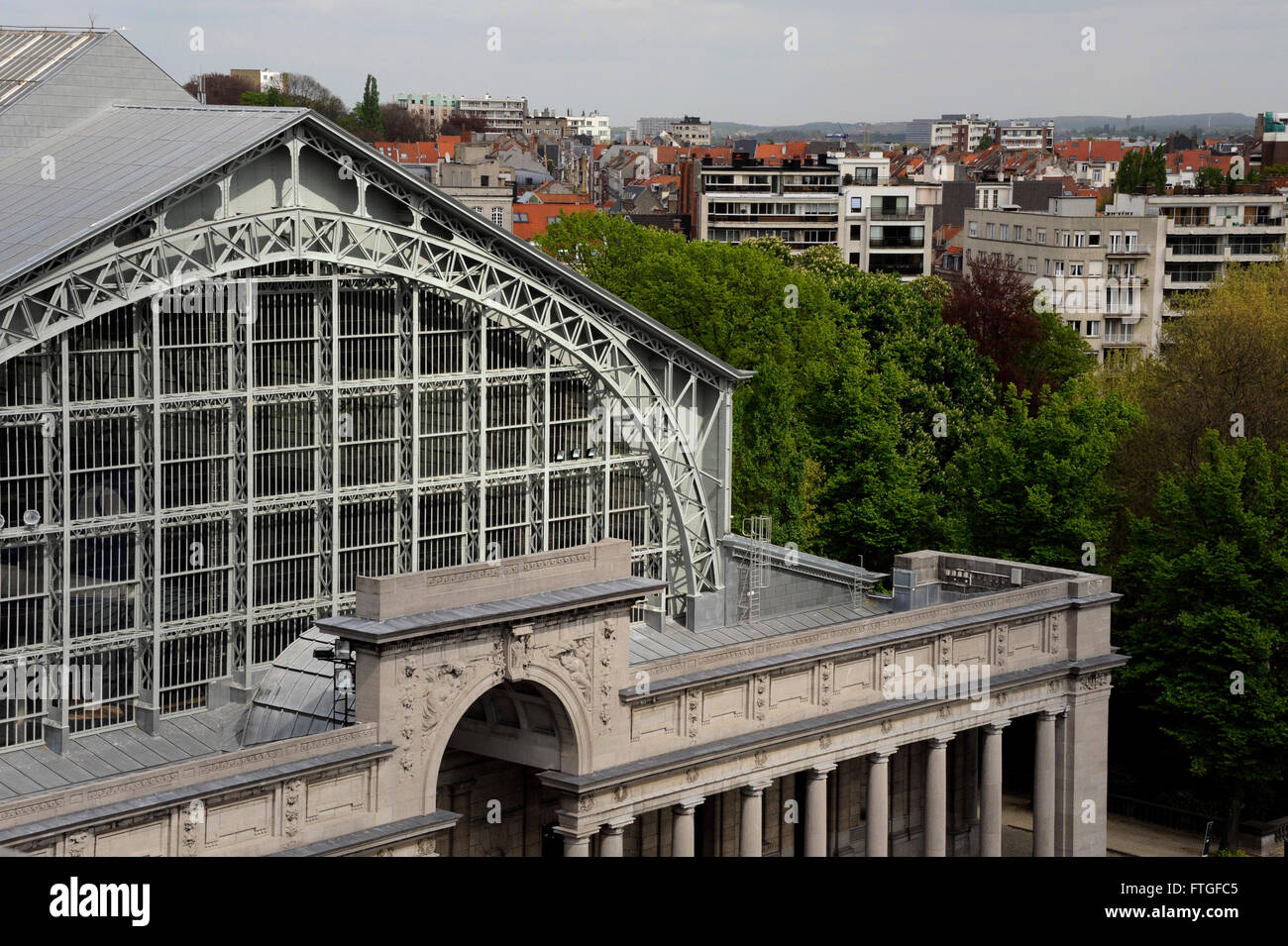 Musée royal de l'Armée et de l'histoire militaire, Parc du Cinquantenaire, Bruxelles, Belgique Banque D'Images