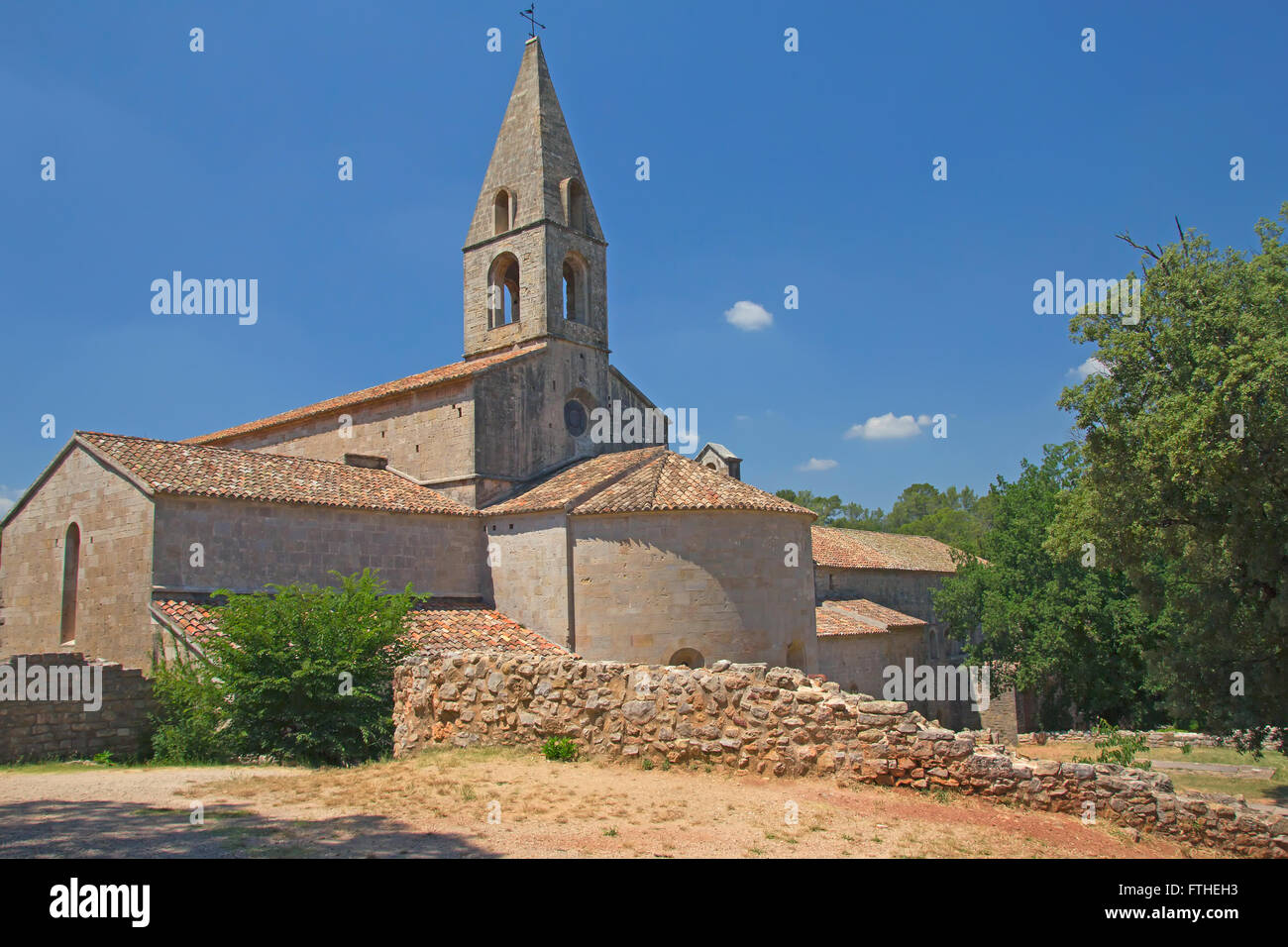 L'Abbaye du Thoronet à partir de l'ordre cistercien en France. Banque D'Images