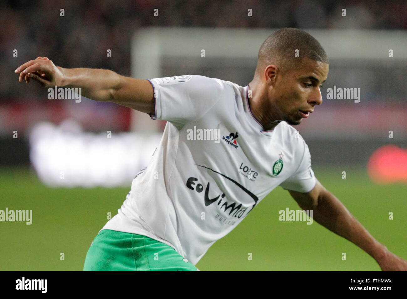 Lorsqu'une ligue Kévin Monnet-Paquet match Stade Rennais - comme saint Etienne, le 4 février 2016 à Rennes, Roazhon park Banque D'Images