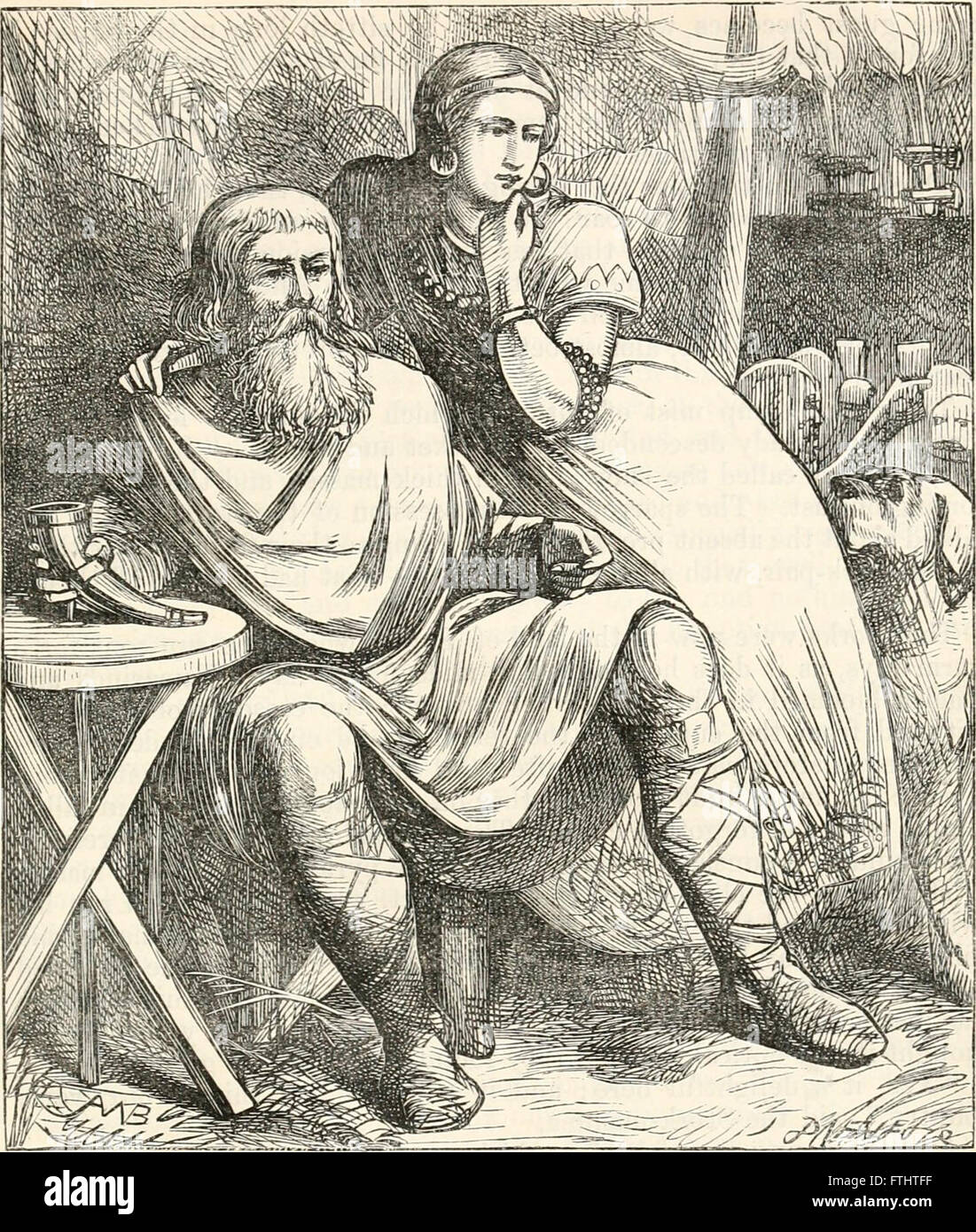 Stories for the Household (1889) est une collection d'histoires familiales, conçues pour divertir et éduquer les enfants et les adultes avec un mélange d'aventures, de leçons et de contes moraux. Banque D'Images