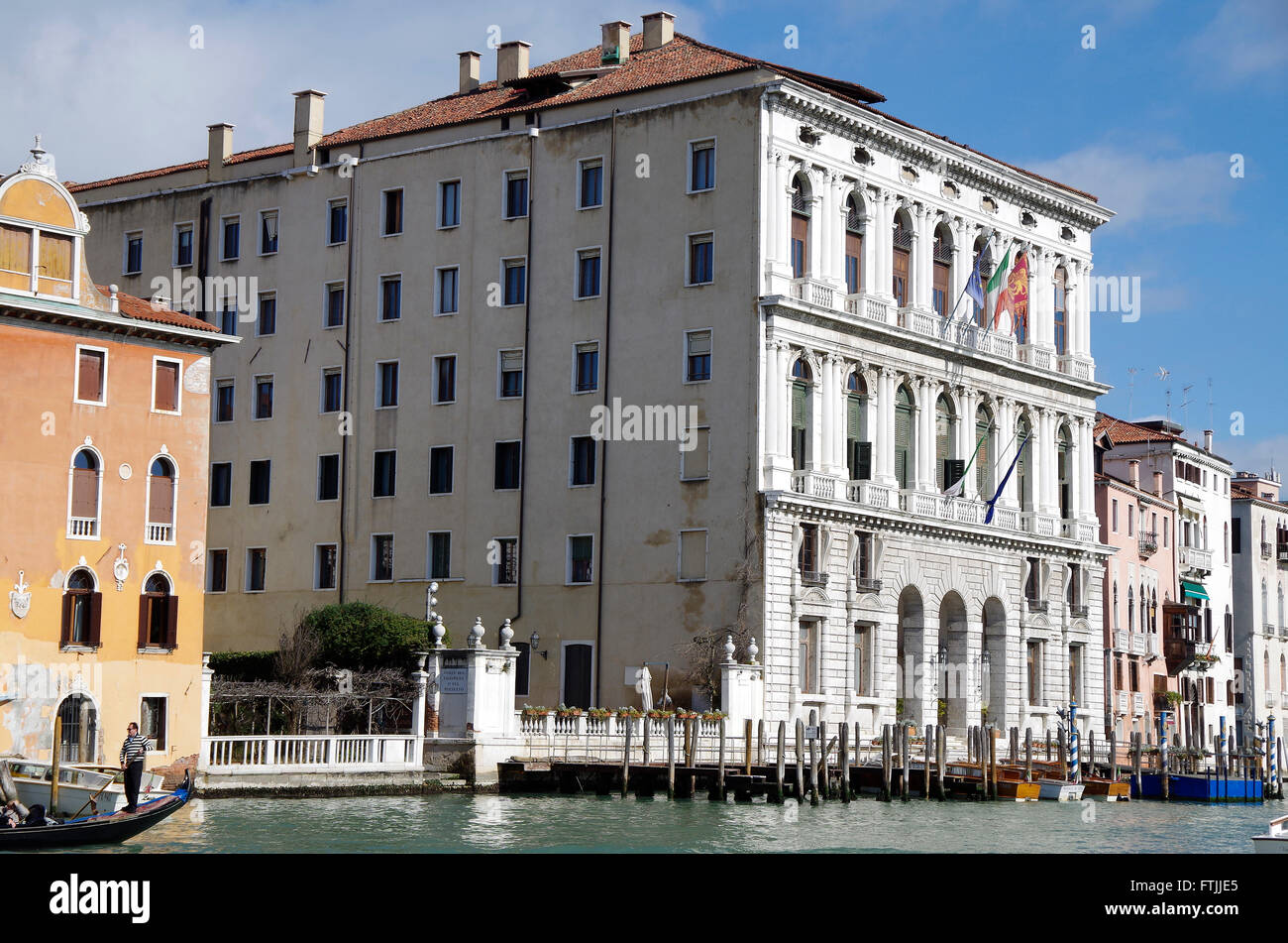 Venise, Italie, le Palazzo Corner della Ca' Grande Banque D'Images