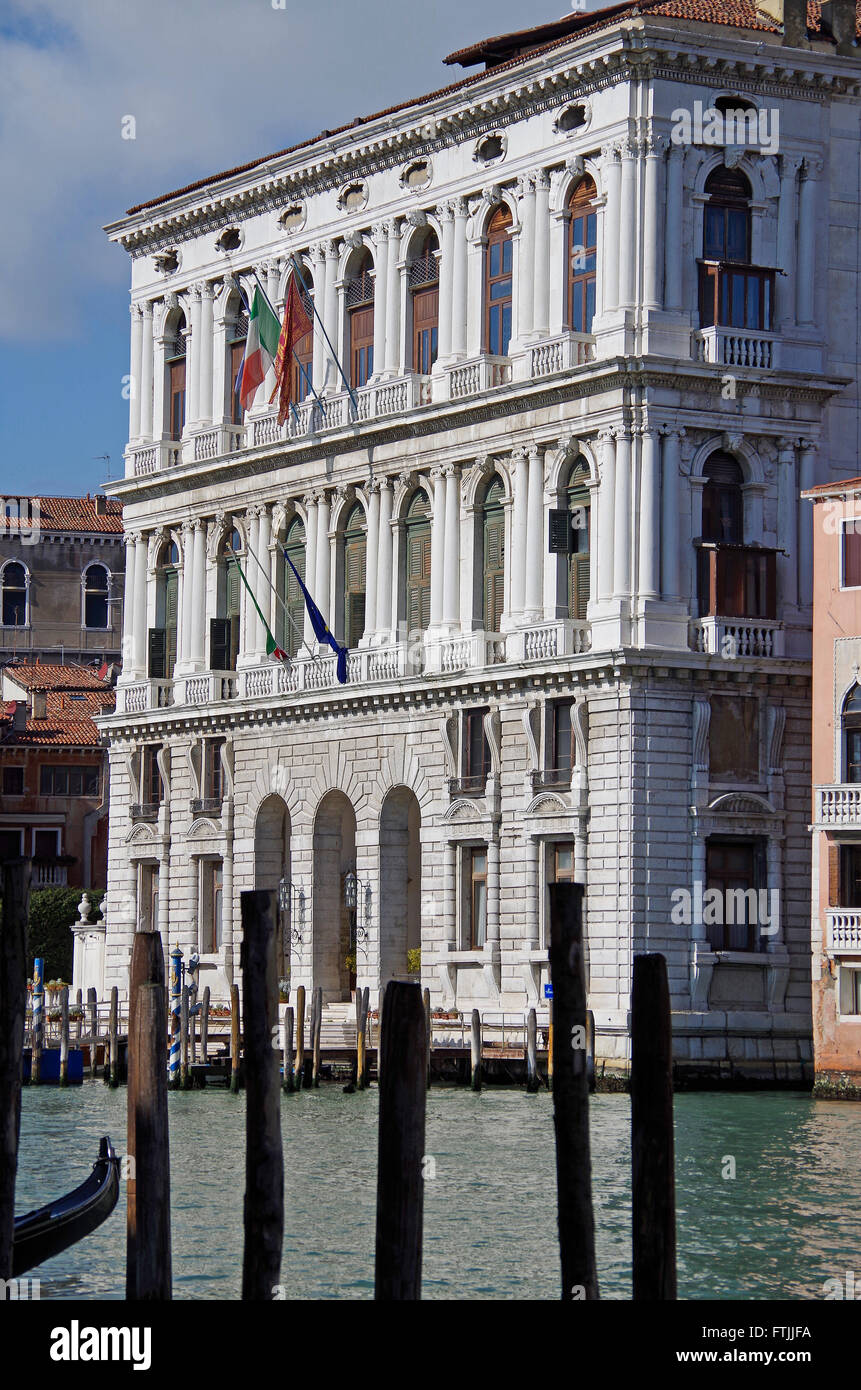 Venise, Italie, le Palazzo Corner della Ca' Grande Banque D'Images