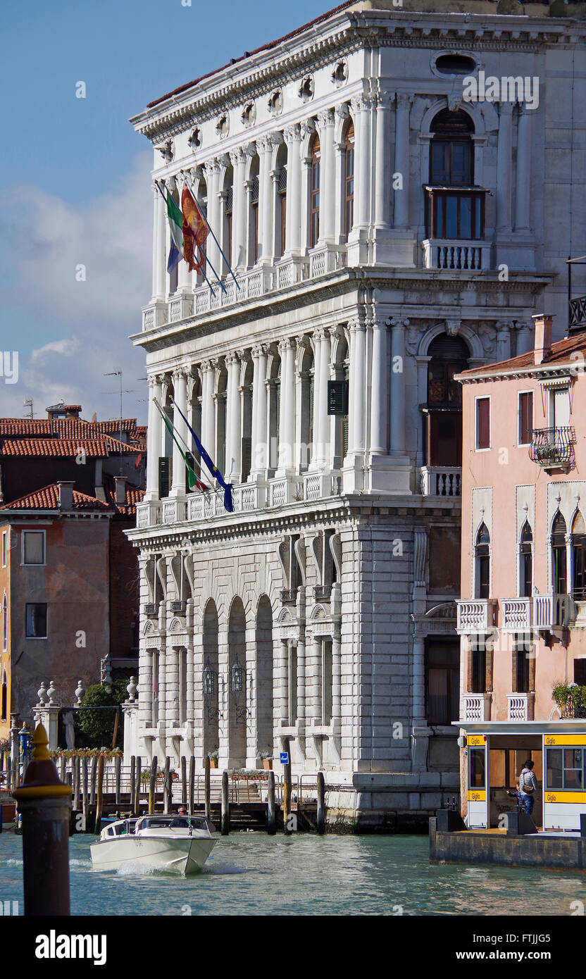 Venise, Italie, le Palazzo Corner della Ca' Grande Banque D'Images