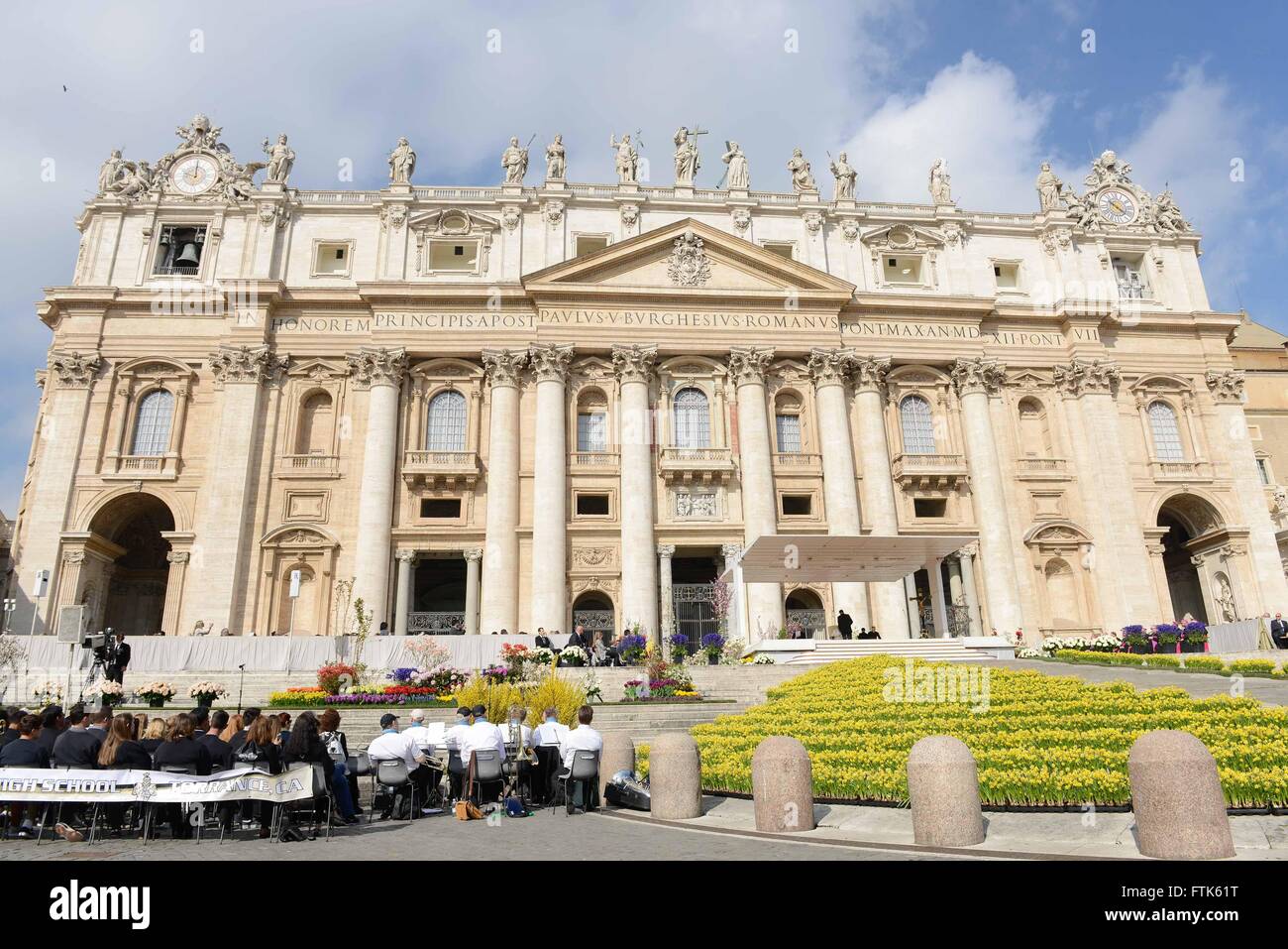 Le pape François - audience générale hebdomadaire Banque D'Images