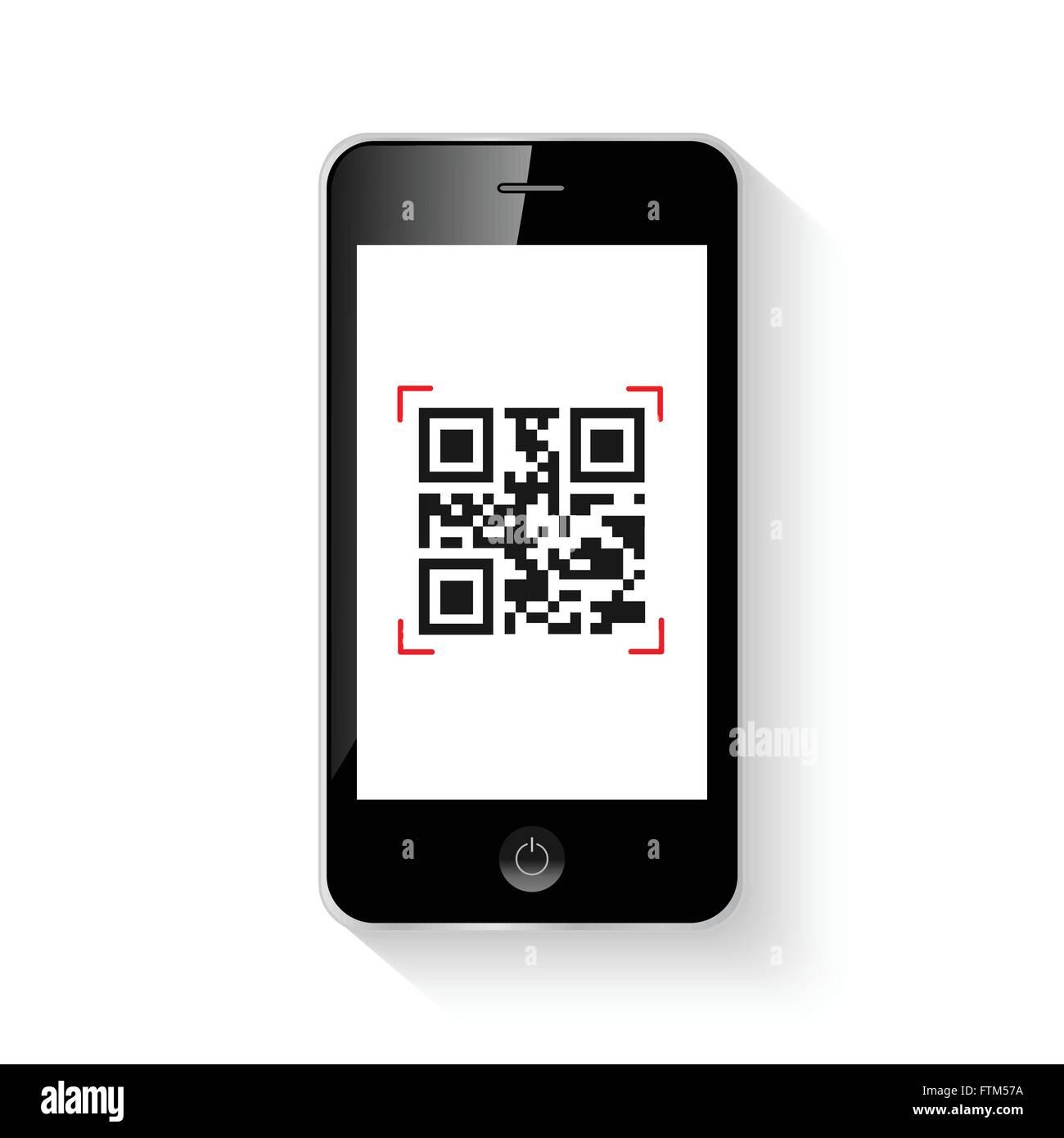 Smartphone Mobile qr code vector illustration Illustration de Vecteur