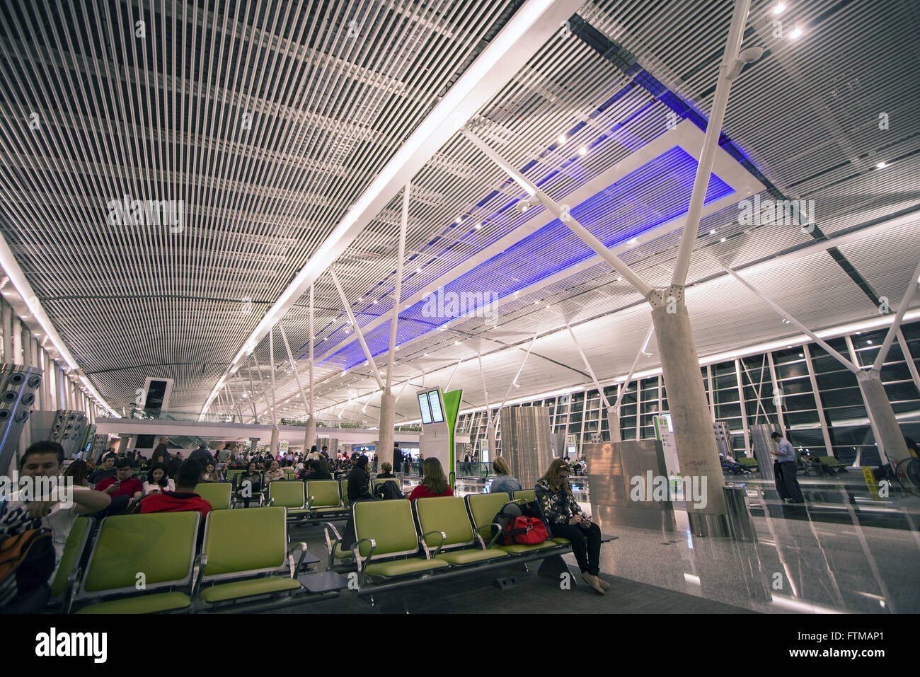 Nouveau terminal à l'Aéroport International de Brasilia - Président Juscelino Kubitschek Banque D'Images