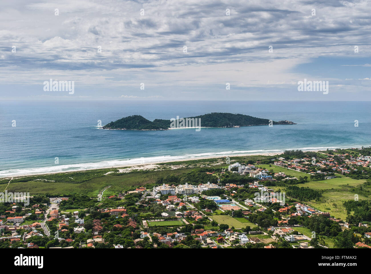 L'île de Campeche et sur la plage du haut de la colline de Campeche ou Lampiao Banque D'Images
