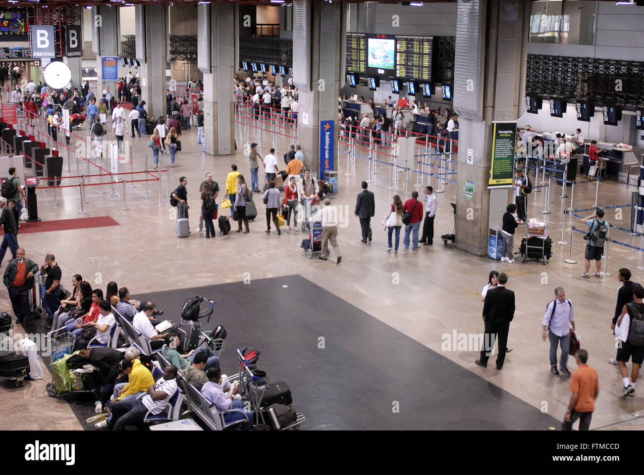 L'Aéroport International de São Paulo - Guarulhos International Banque D'Images