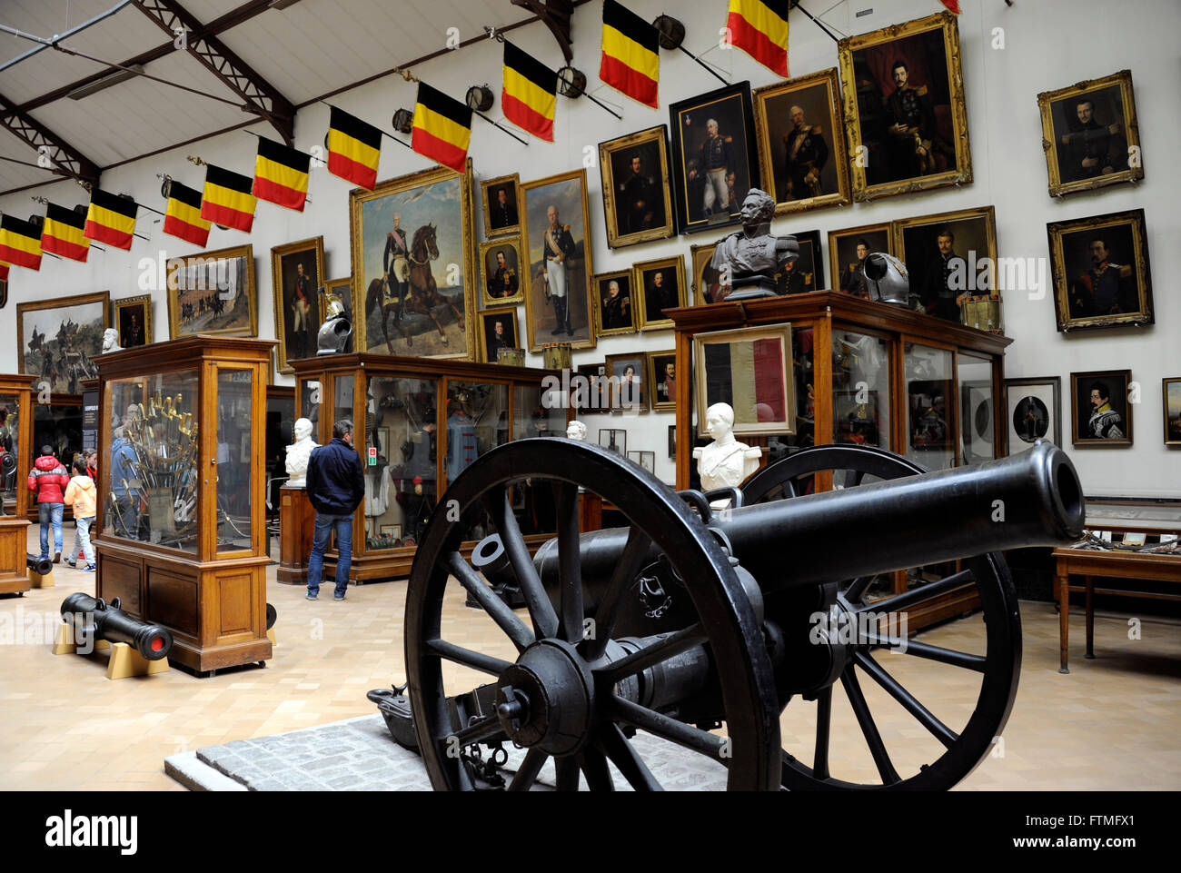 Musée royal de l'Armée et de l'histoire militaire, Parc du Cinquantenaire, Bruxelles, Belgique Banque D'Images