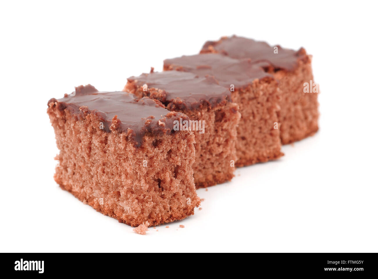 gâteaux "brownie" Banque D'Images