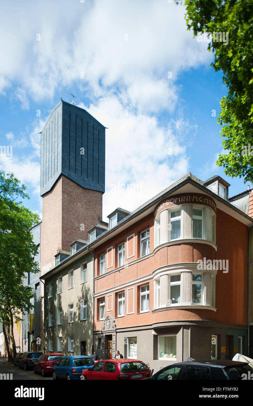 Köln Ehrenfeld, Mechternstrasse Mechtern, St., die Kirche, 2222 erbaute ist ein Werk des Architekten Rudolf Schwarz. Banque D'Images