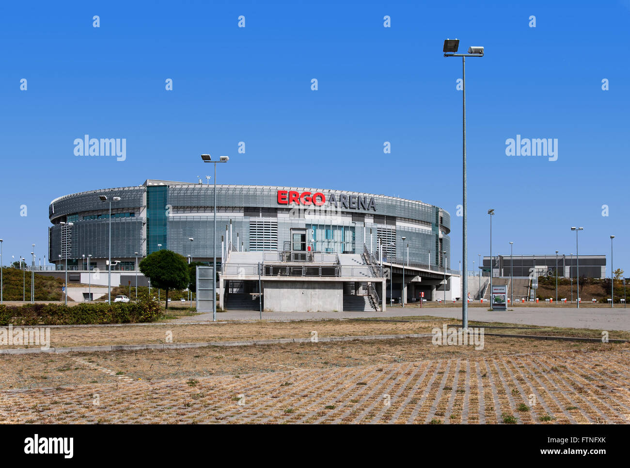 SOPOT, Pologne - 22 août 2015 : ERGO Arena à Sopot. Lieu de divertissement et de sports moderne. L'une des plus grandes en Pologne Banque D'Images