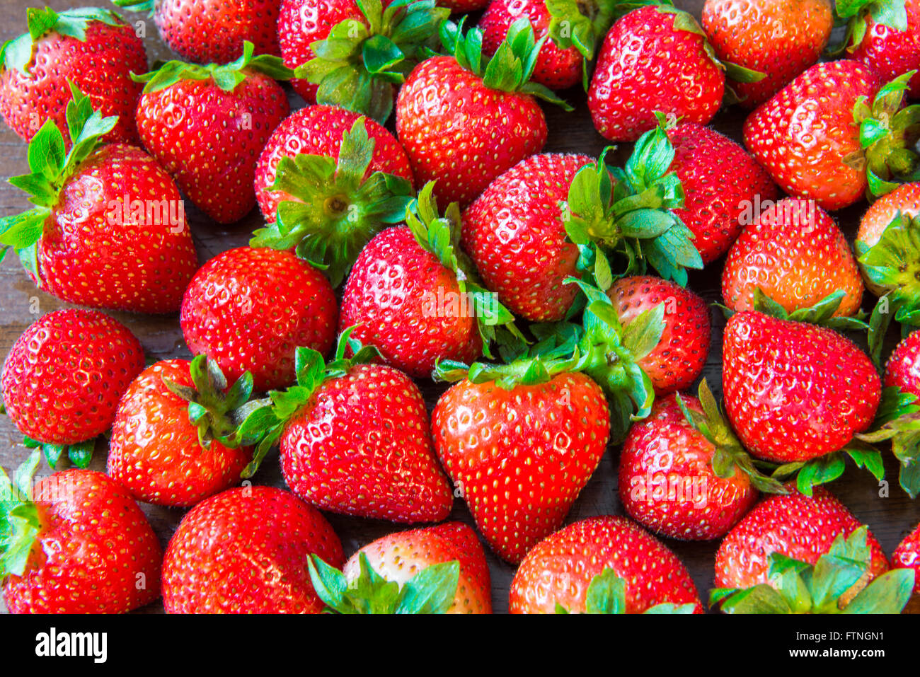 Fraises fraîches Banque D'Images