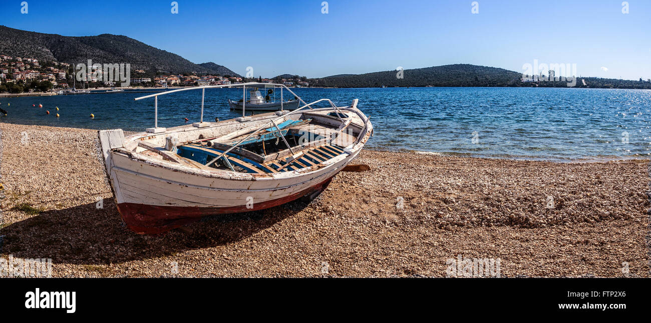 bateau abandonné Banque D'Images