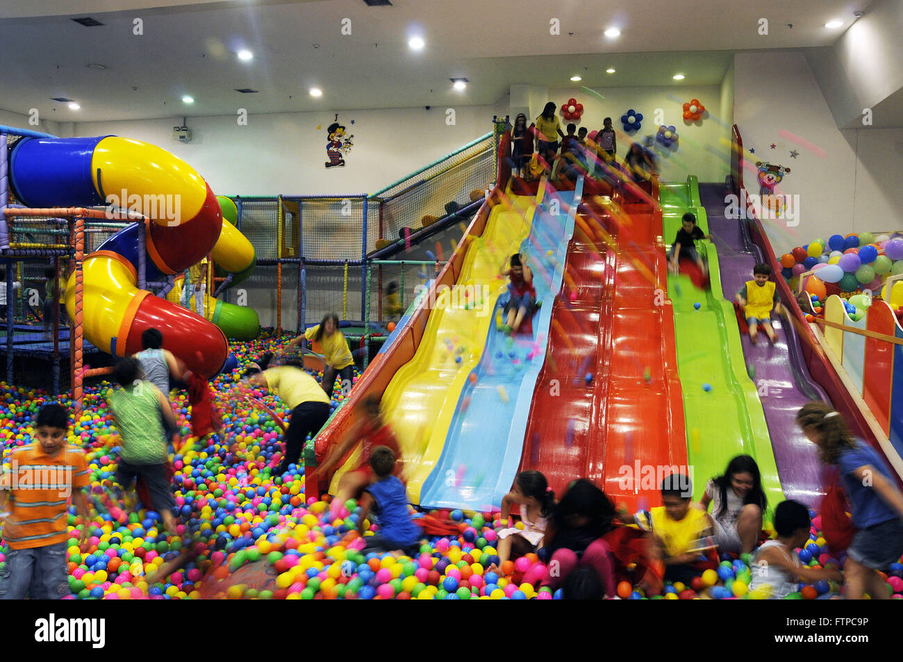 Toboga à la maison pour l'amusement et de divertissement dans la ville de Campinas - São Paulo Banque D'Images